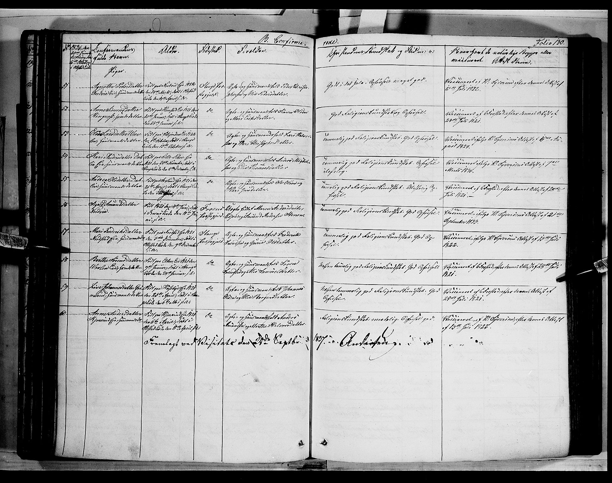 Stange prestekontor, AV/SAH-PREST-002/K/L0010: Parish register (official) no. 10, 1835-1845, p. 130