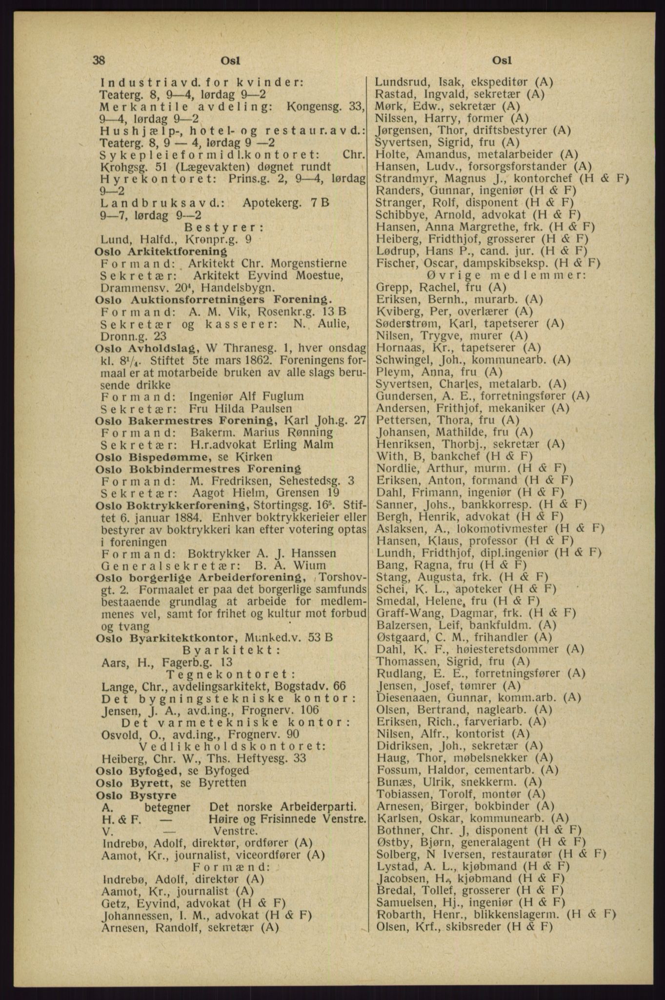 Kristiania/Oslo adressebok, PUBL/-, 1929, p. 38