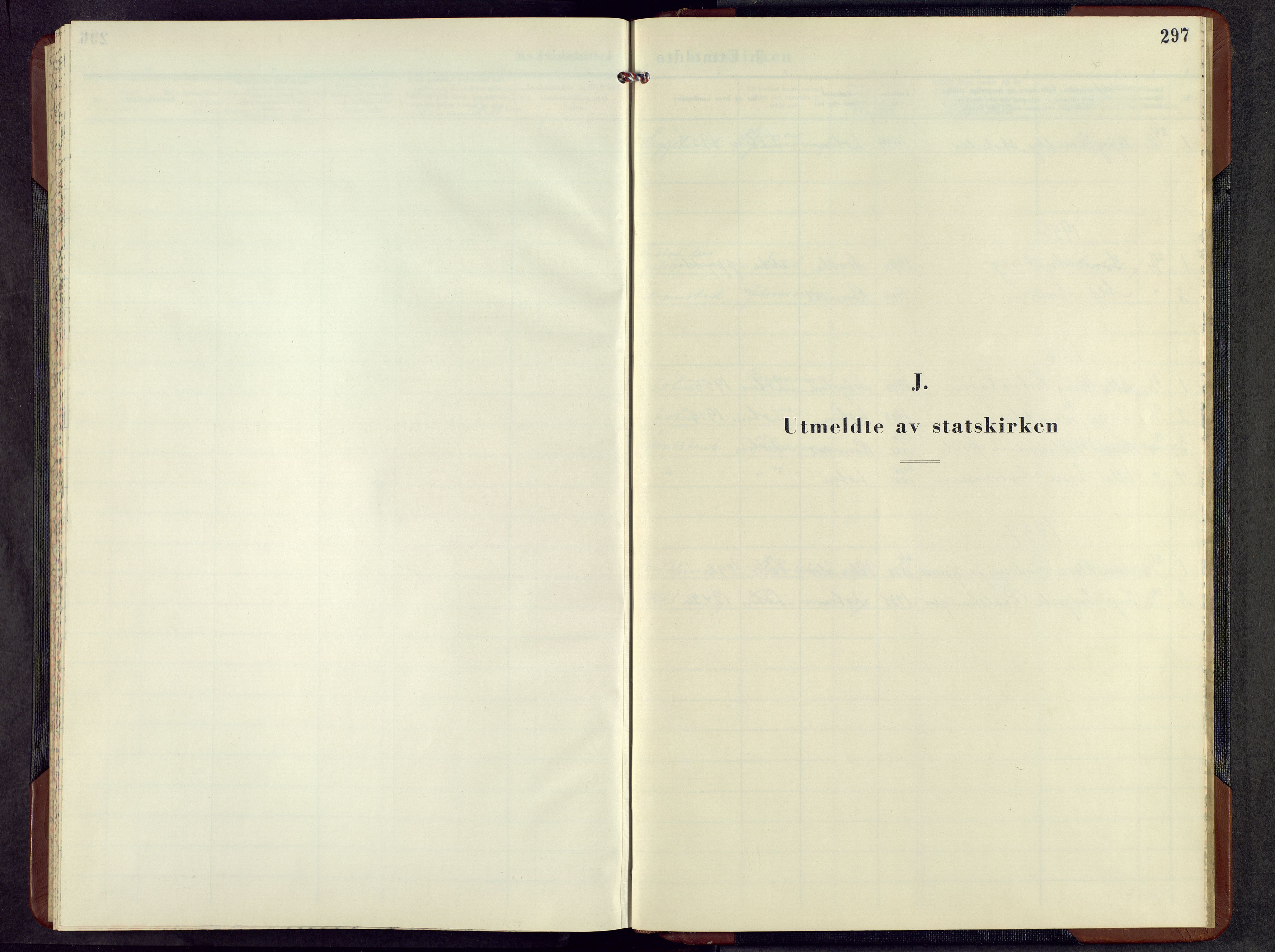 Løten prestekontor, SAH/PREST-022/L/La/L0012: Parish register (copy) no. 12, 1954-1957, p. 297