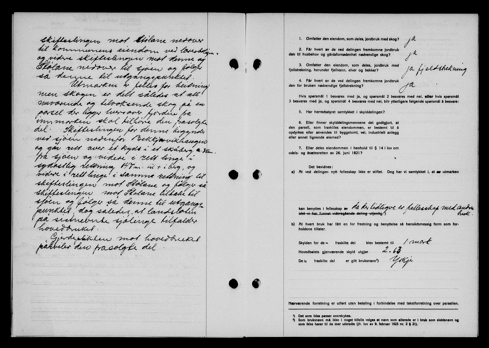 Karmsund sorenskriveri, SAST/A-100311/01/II/IIB/L0066: Mortgage book no. 47A, 1936-1936, Diary no: : 251/1936