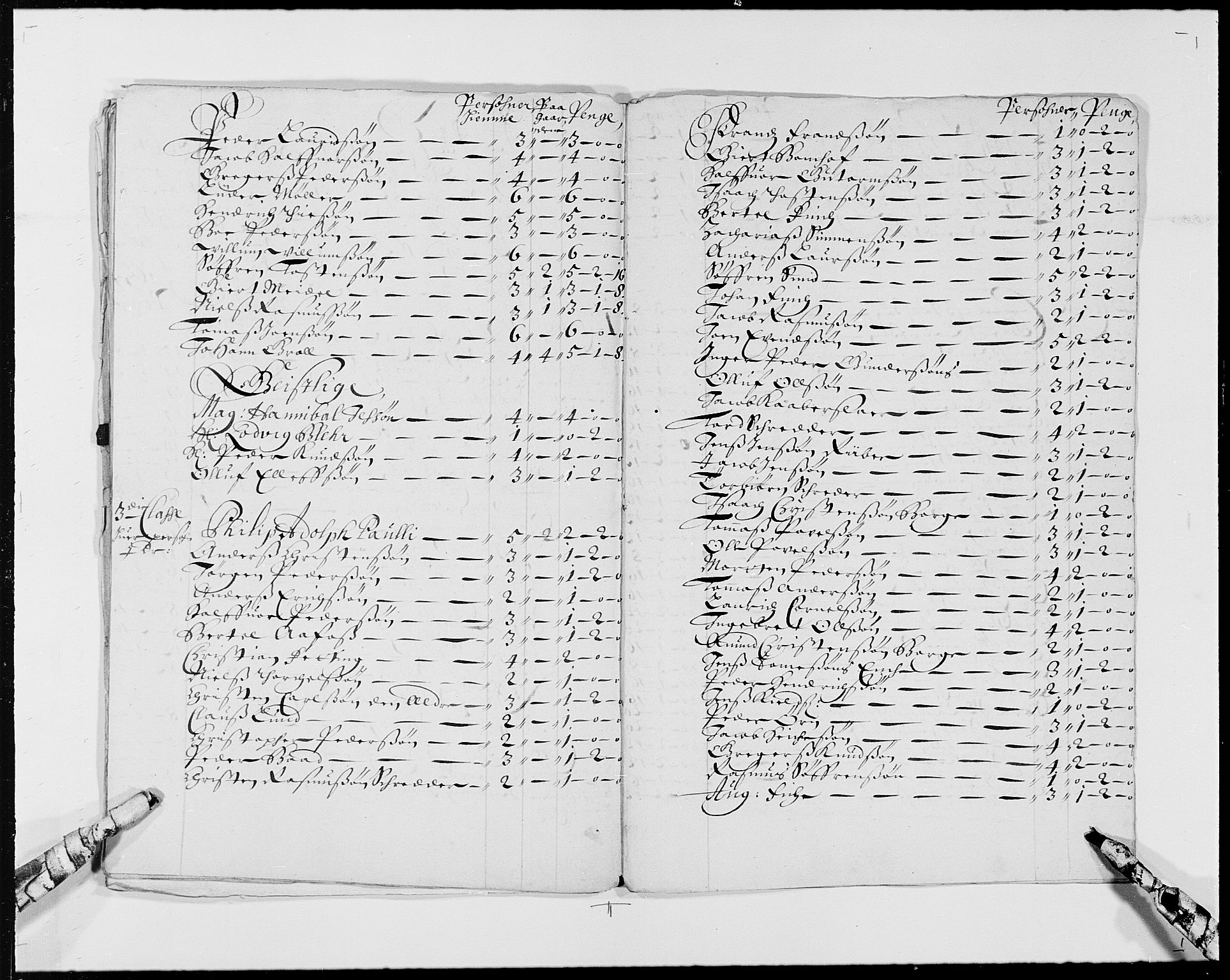 Rentekammeret inntil 1814, Reviderte regnskaper, Byregnskaper, RA/EA-4066/R/Rj/L0193: [J3] Kontribusjonsregnskap (med Langesund, Brevik, Porsgrunn og Kragerø), 1663-1691, p. 35