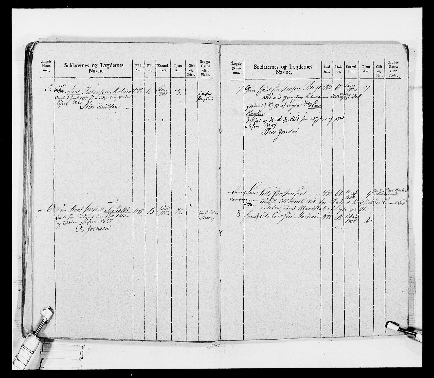 Generalitets- og kommissariatskollegiet, Det kongelige norske kommissariatskollegium, RA/EA-5420/E/Eh/L0116: Telemarkske nasjonale infanteriregiment, 1810, p. 258