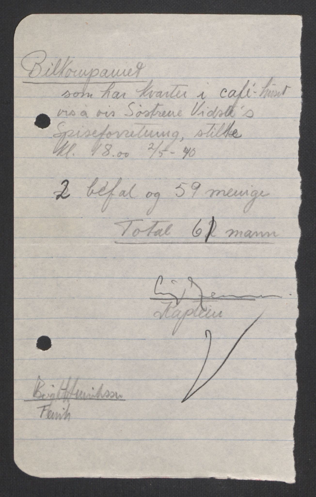 Forsvaret, Forsvarets krigshistoriske avdeling, AV/RA-RAFA-2017/Y/Yb/L0103: II-C-11-420-430  -  4. Divisjon., 1940-1946, p. 451