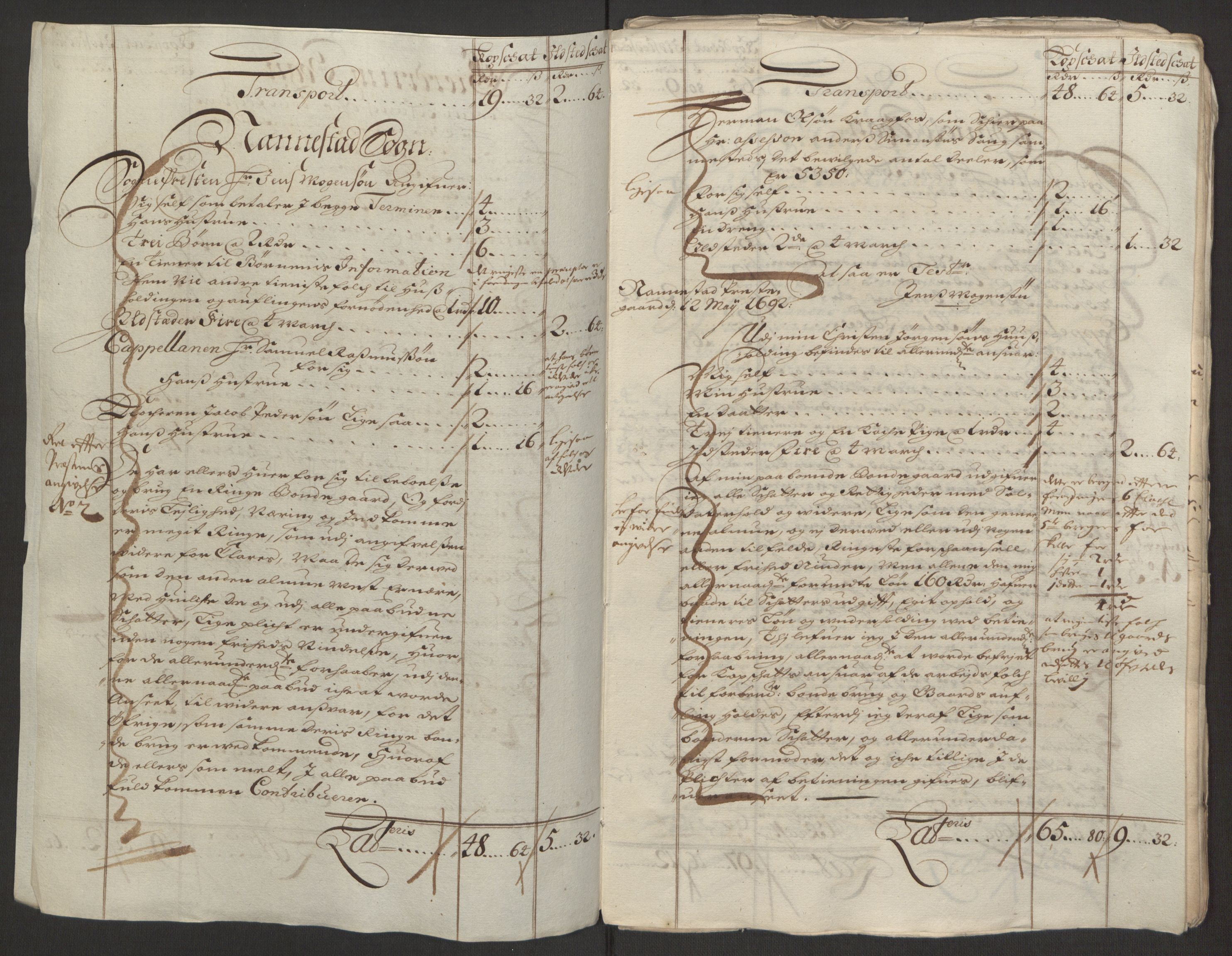 Rentekammeret inntil 1814, Reviderte regnskaper, Fogderegnskap, RA/EA-4092/R12/L0704: Fogderegnskap Øvre Romerike, 1692, p. 253