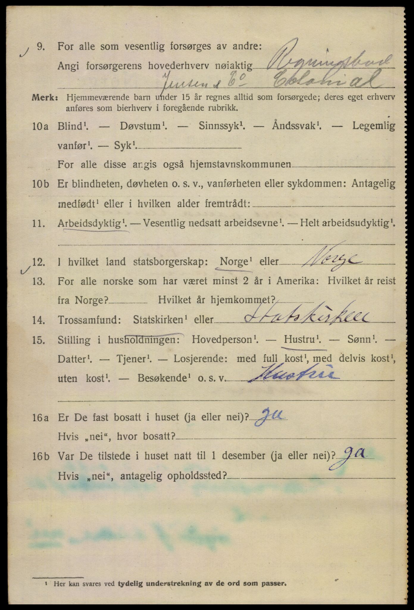 SAO, 1920 census for Kristiania, 1920, p. 432906