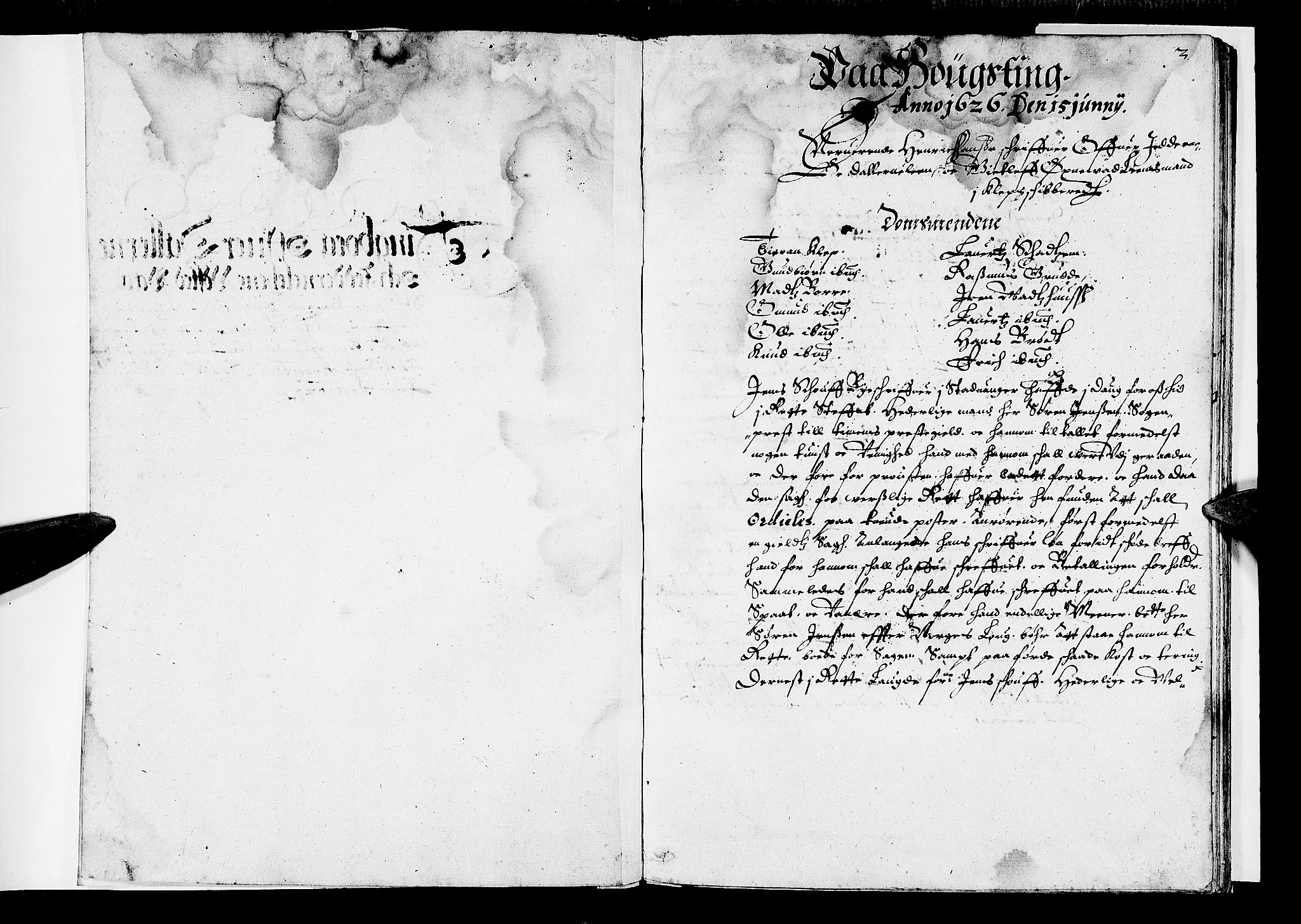 Jæren og Dalane sorenskriveri, AV/SAST-A-100306/3/30/30BA/L0010: TINGBOK, 1626-1627, p. 1b-2a