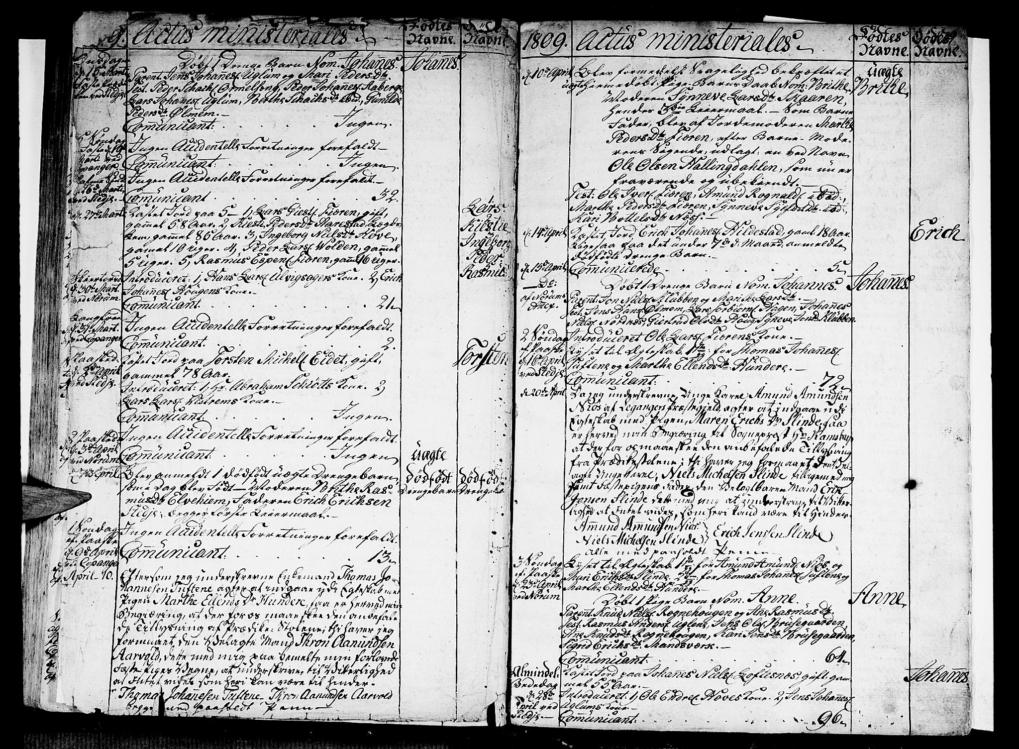 Sogndal sokneprestembete, AV/SAB-A-81301/H/Haa/Haaa/L0008: Parish register (official) no. A 8, 1795-1809, p. 179