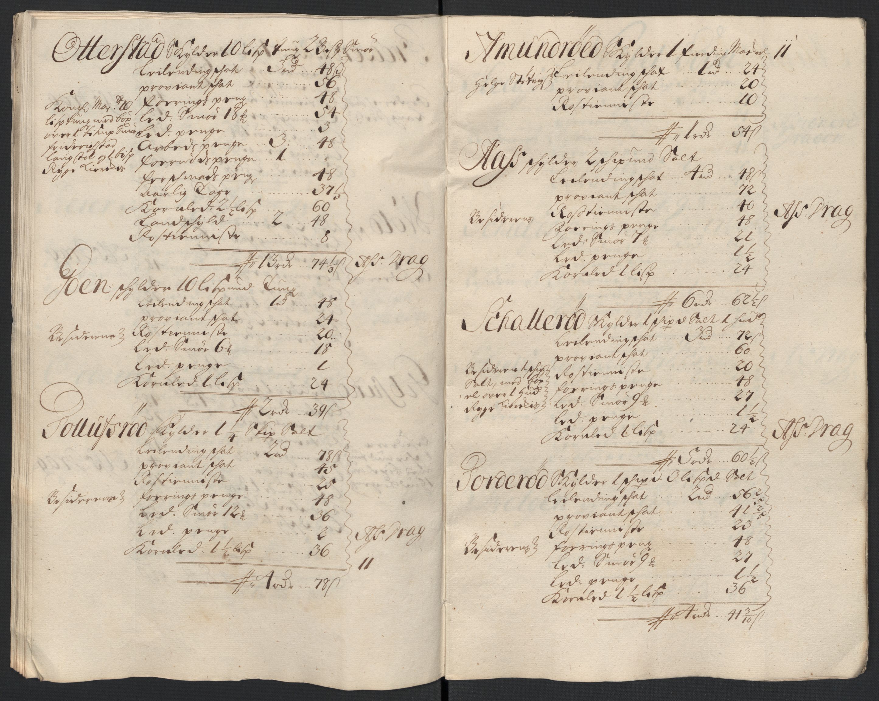 Rentekammeret inntil 1814, Reviderte regnskaper, Fogderegnskap, AV/RA-EA-4092/R04/L0135: Fogderegnskap Moss, Onsøy, Tune, Veme og Åbygge, 1709-1710, p. 315