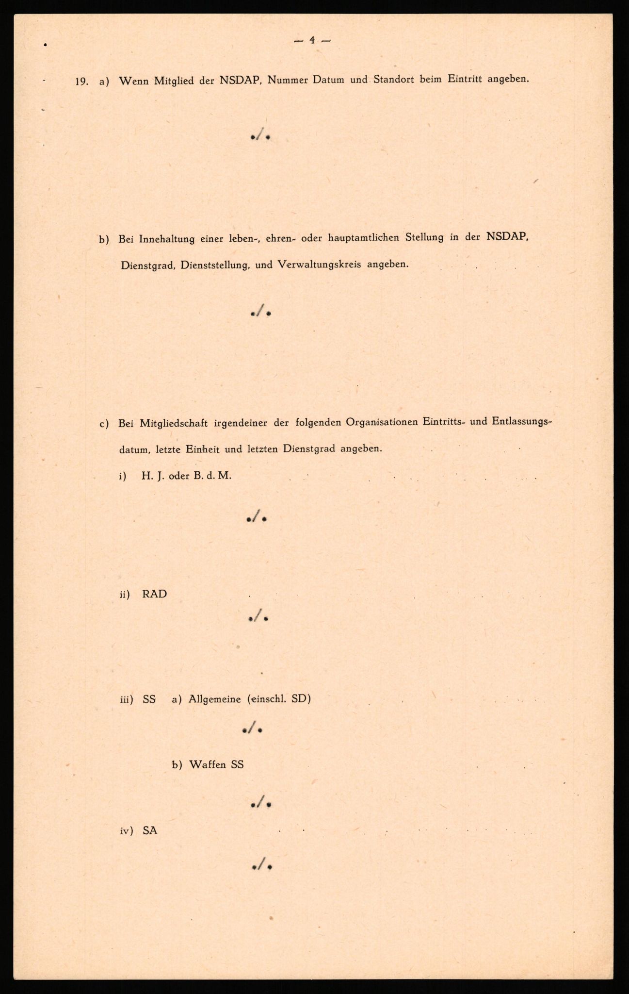 Forsvaret, Forsvarets overkommando II, AV/RA-RAFA-3915/D/Db/L0036: CI Questionaires. Tyske okkupasjonsstyrker i Norge. Tyskere., 1945-1946, p. 314