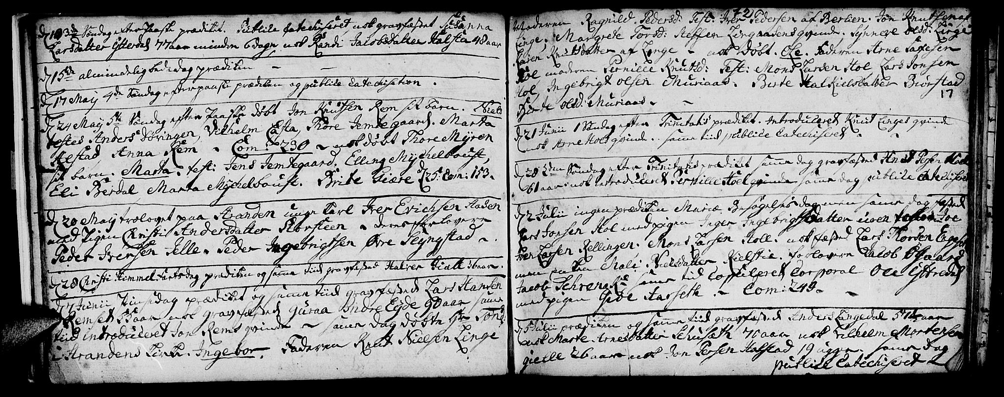 Ministerialprotokoller, klokkerbøker og fødselsregistre - Møre og Romsdal, AV/SAT-A-1454/519/L0244: Parish register (official) no. 519A03, 1769-1773, p. 17