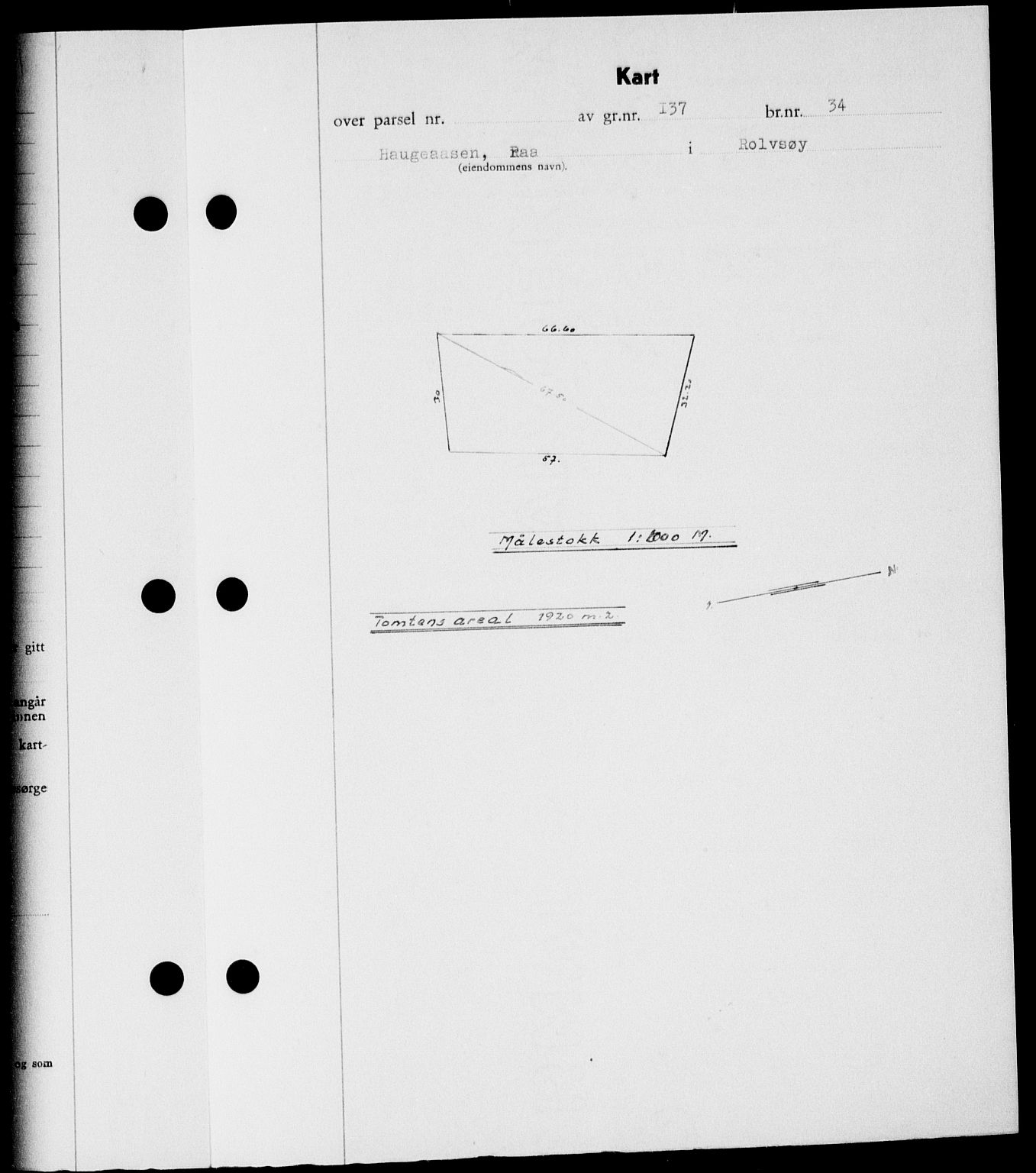 Onsøy sorenskriveri, SAO/A-10474/G/Ga/Gab/L0015: Mortgage book no. II A-15, 1945-1946, Diary no: : 1676/1945