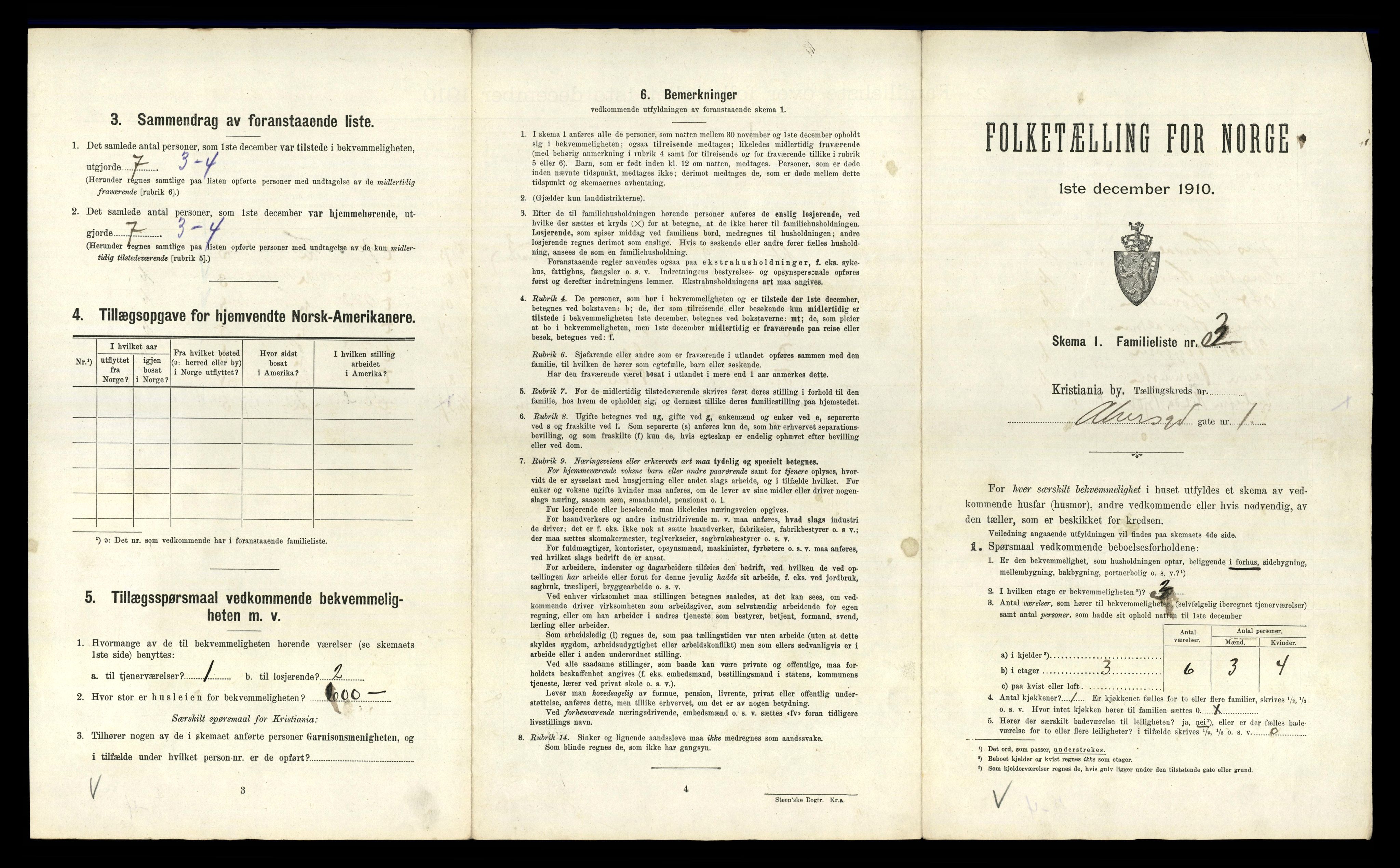 RA, 1910 census for Kristiania, 1910, p. 1289