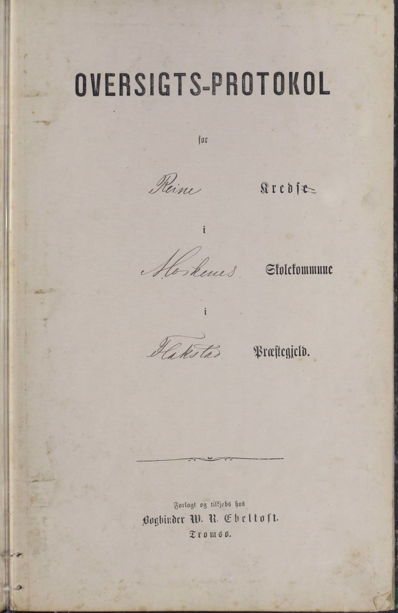 Moskenes kommune. Reine skolekrets, AIN/K-18740.510.03/F/Fa/L0001: Karakterprotokoller, 1888-1891