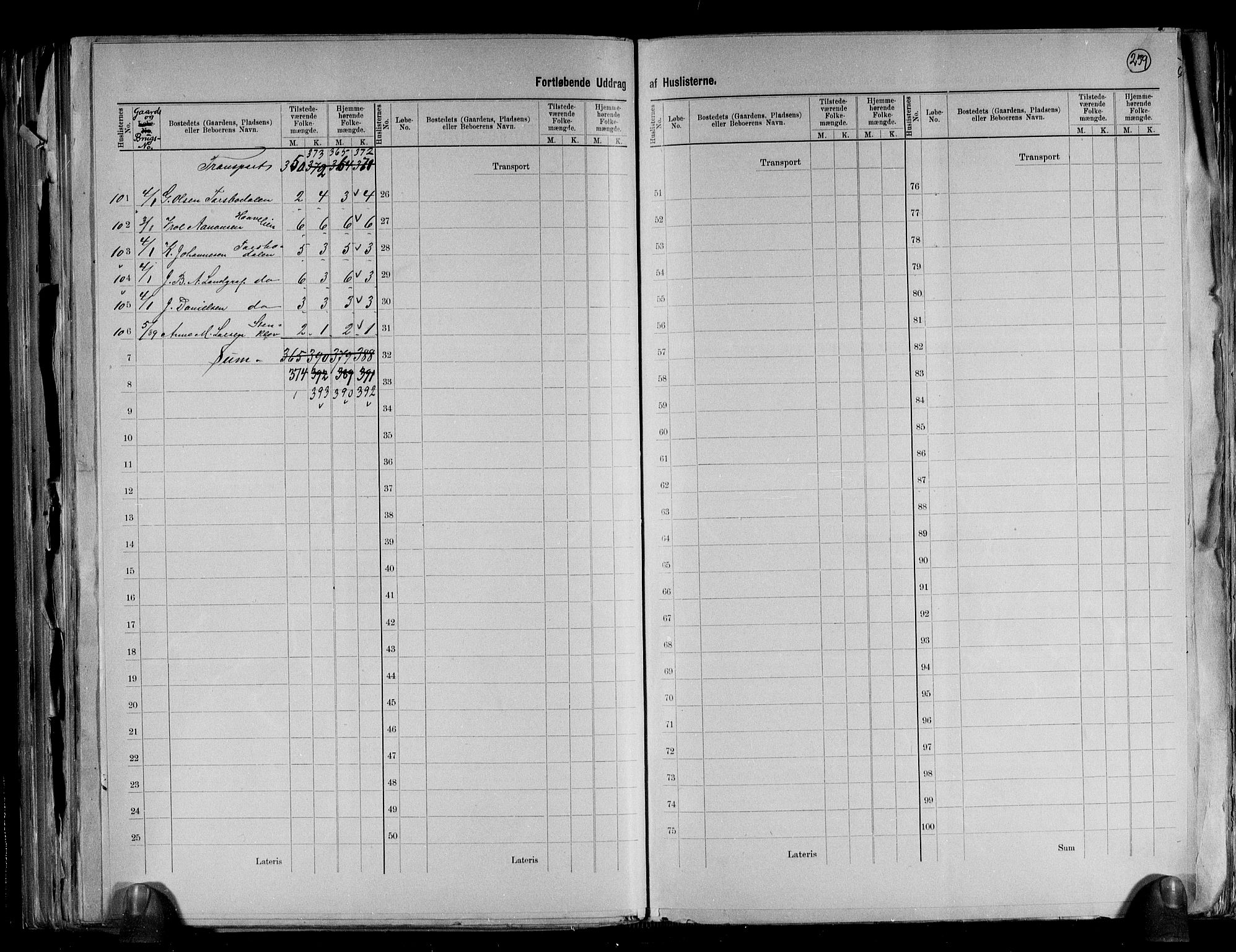 RA, 1891 census for 0990 Barbu, 1891, p. 17