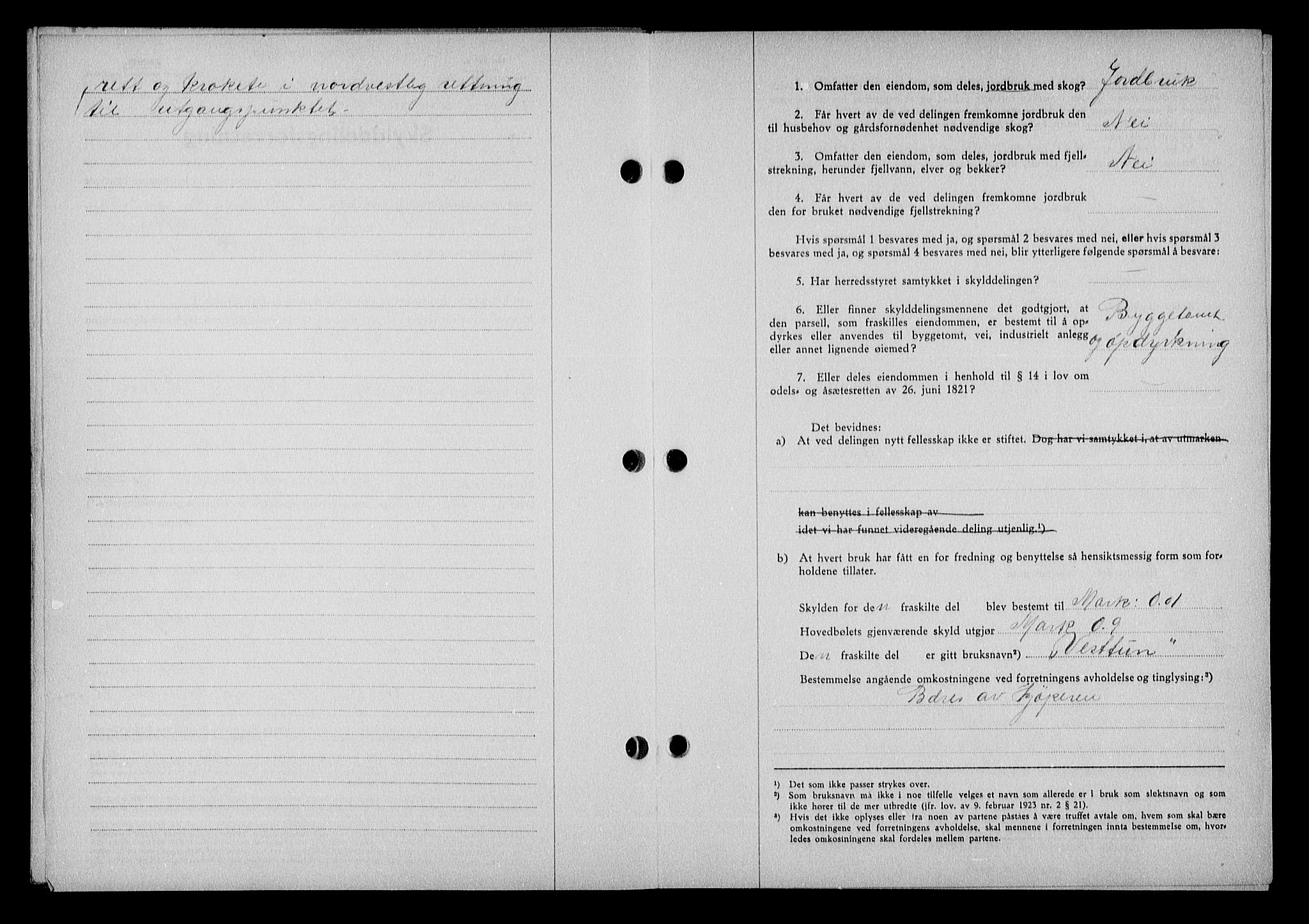 Nedenes sorenskriveri, SAK/1221-0006/G/Gb/Gba/L0048: Mortgage book no. A-II, 1940-1941, Diary no: : 1024/1940