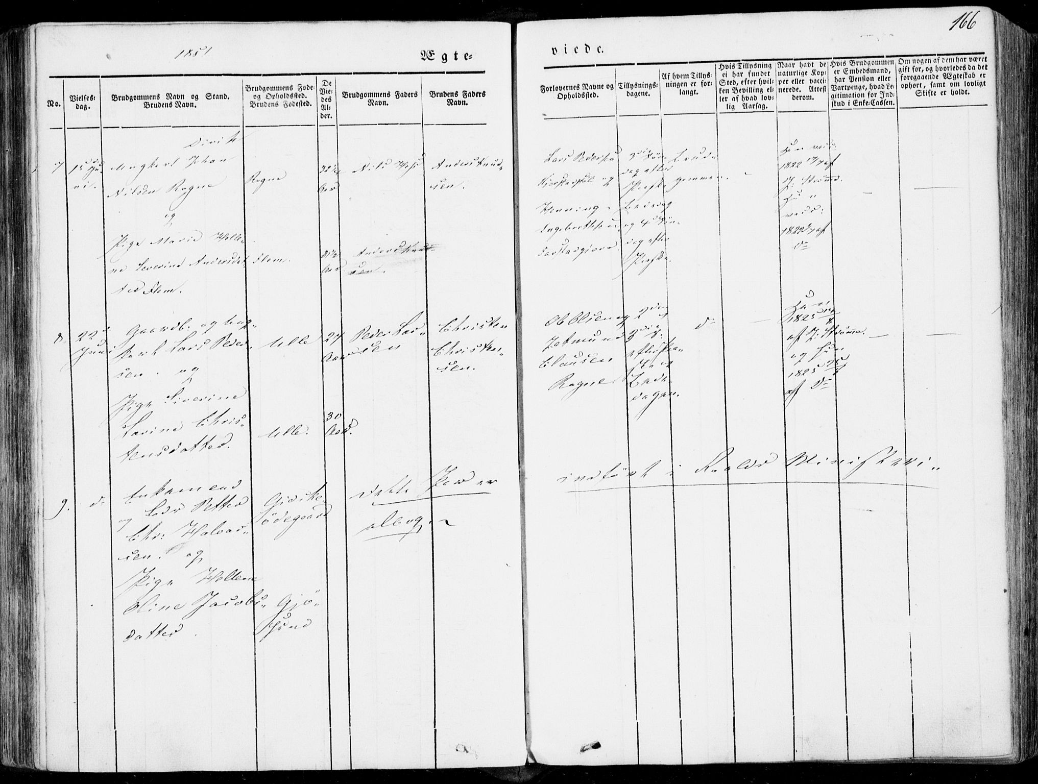 Ministerialprotokoller, klokkerbøker og fødselsregistre - Møre og Romsdal, AV/SAT-A-1454/536/L0497: Parish register (official) no. 536A06, 1845-1865, p. 166