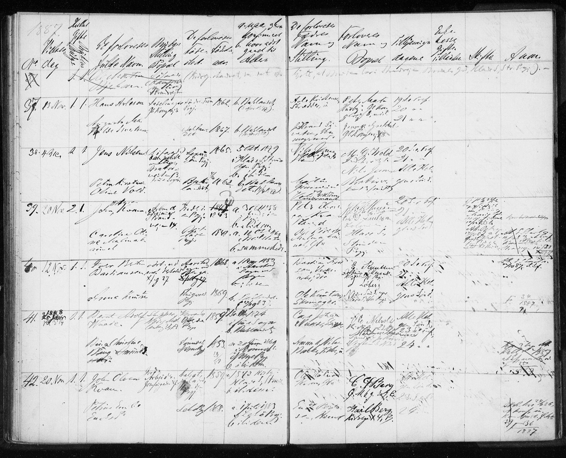 Ministerialprotokoller, klokkerbøker og fødselsregistre - Sør-Trøndelag, AV/SAT-A-1456/604/L0188: Parish register (official) no. 604A11, 1878-1892