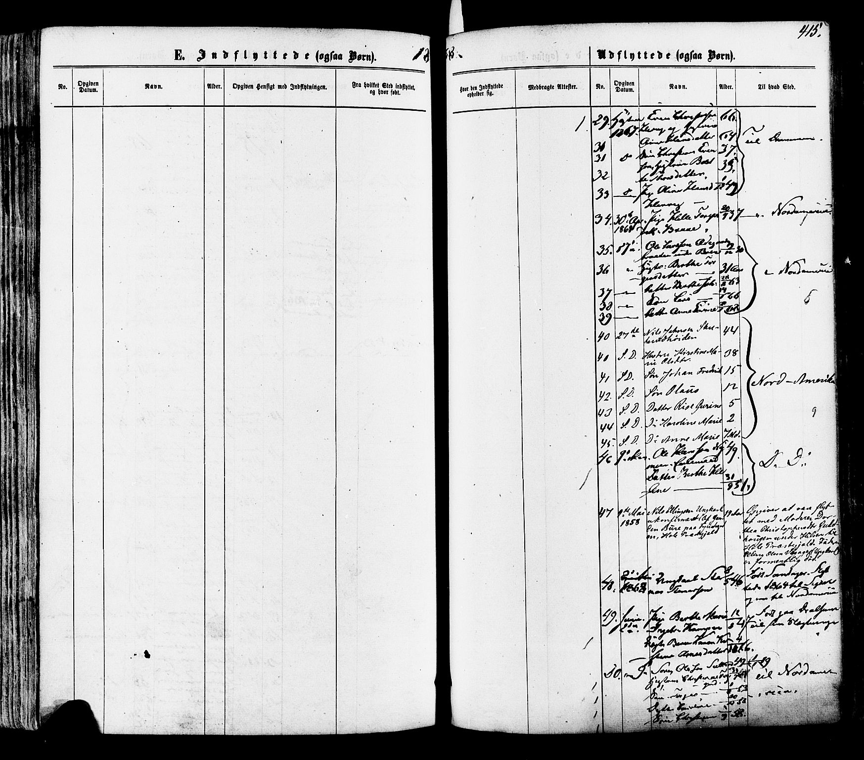 Modum kirkebøker, AV/SAKO-A-234/F/Fa/L0010: Parish register (official) no. 10, 1865-1876, p. 415