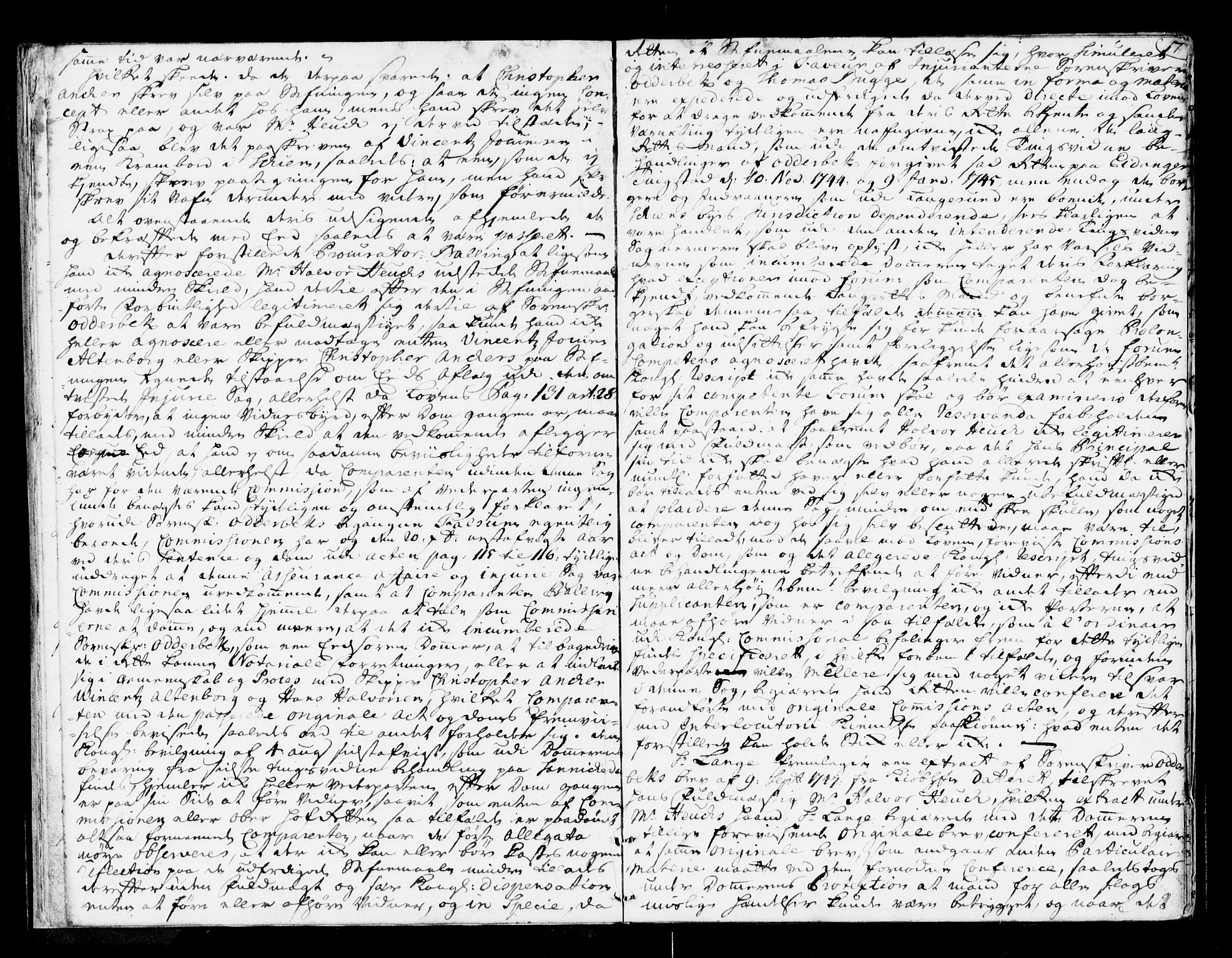 Bamble sorenskriveri, AV/SAKO-A-214/F/Fa/Faa/L0014b: Tingbok, 1747-1775, p. 7