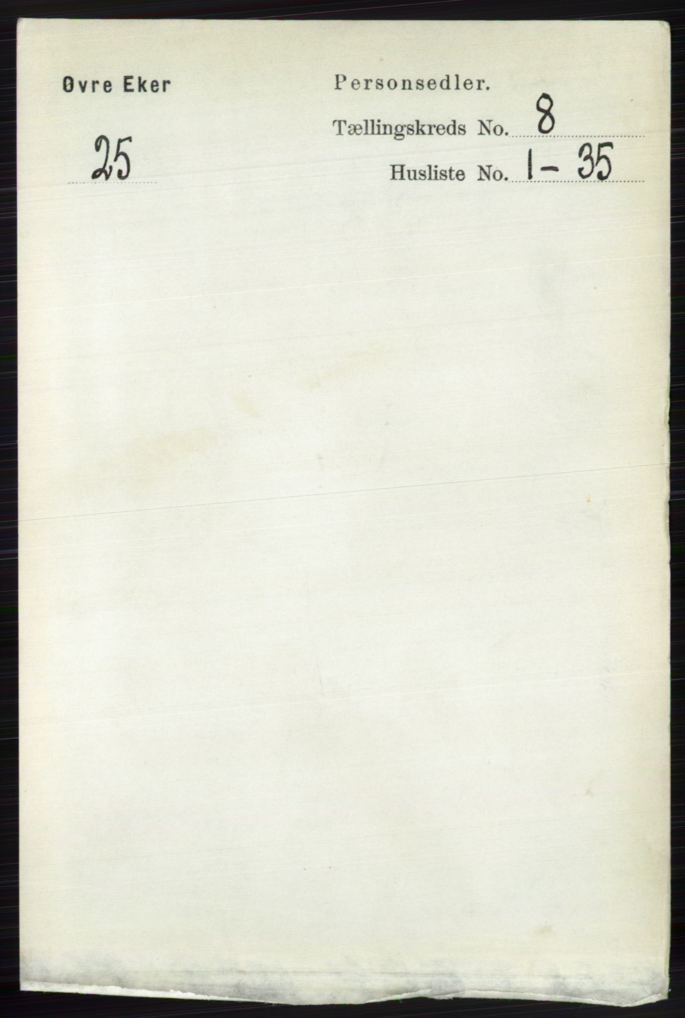 RA, 1891 census for 0624 Øvre Eiker, 1891, p. 3232