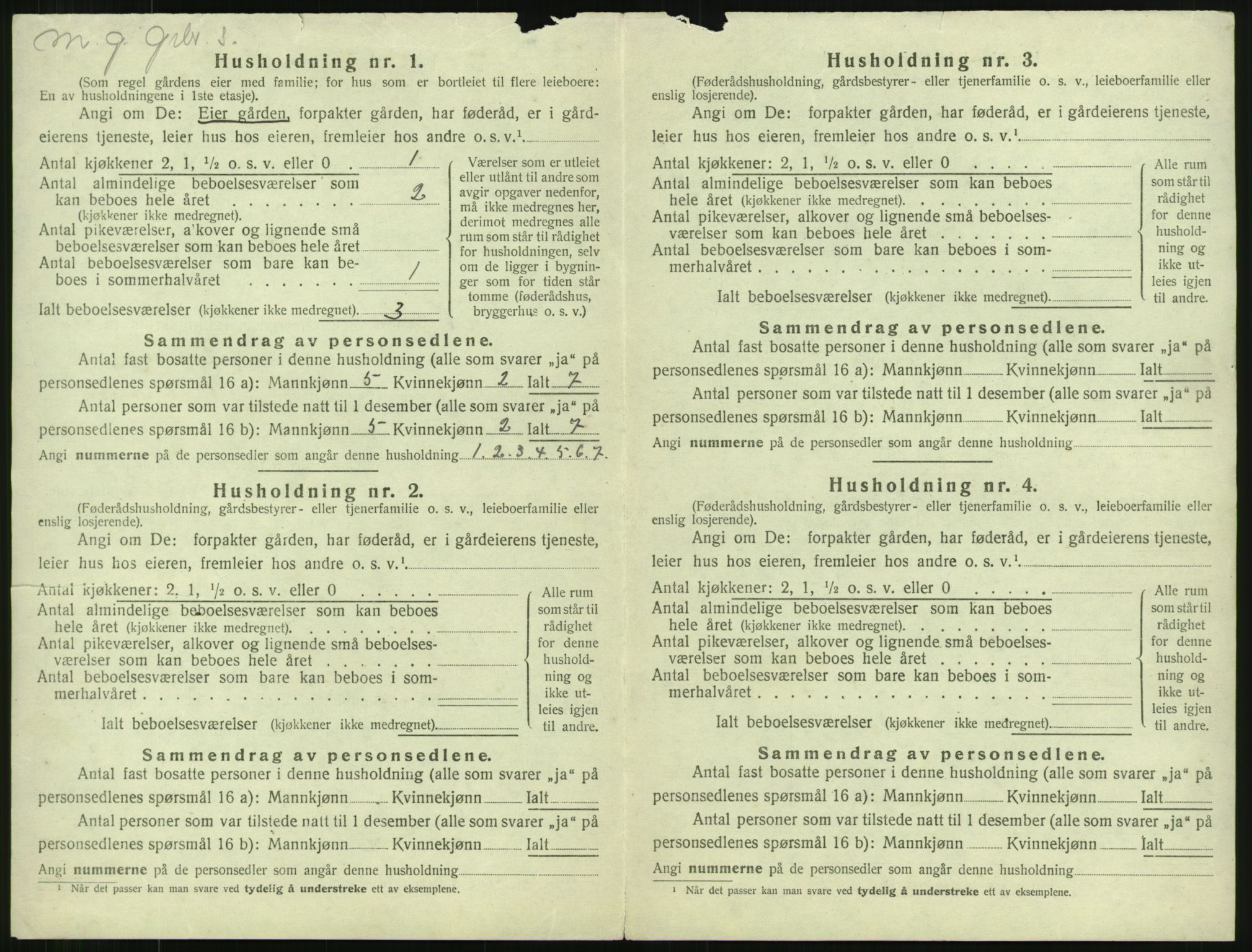 SAST, 1920 census for Nærbø, 1920, p. 42