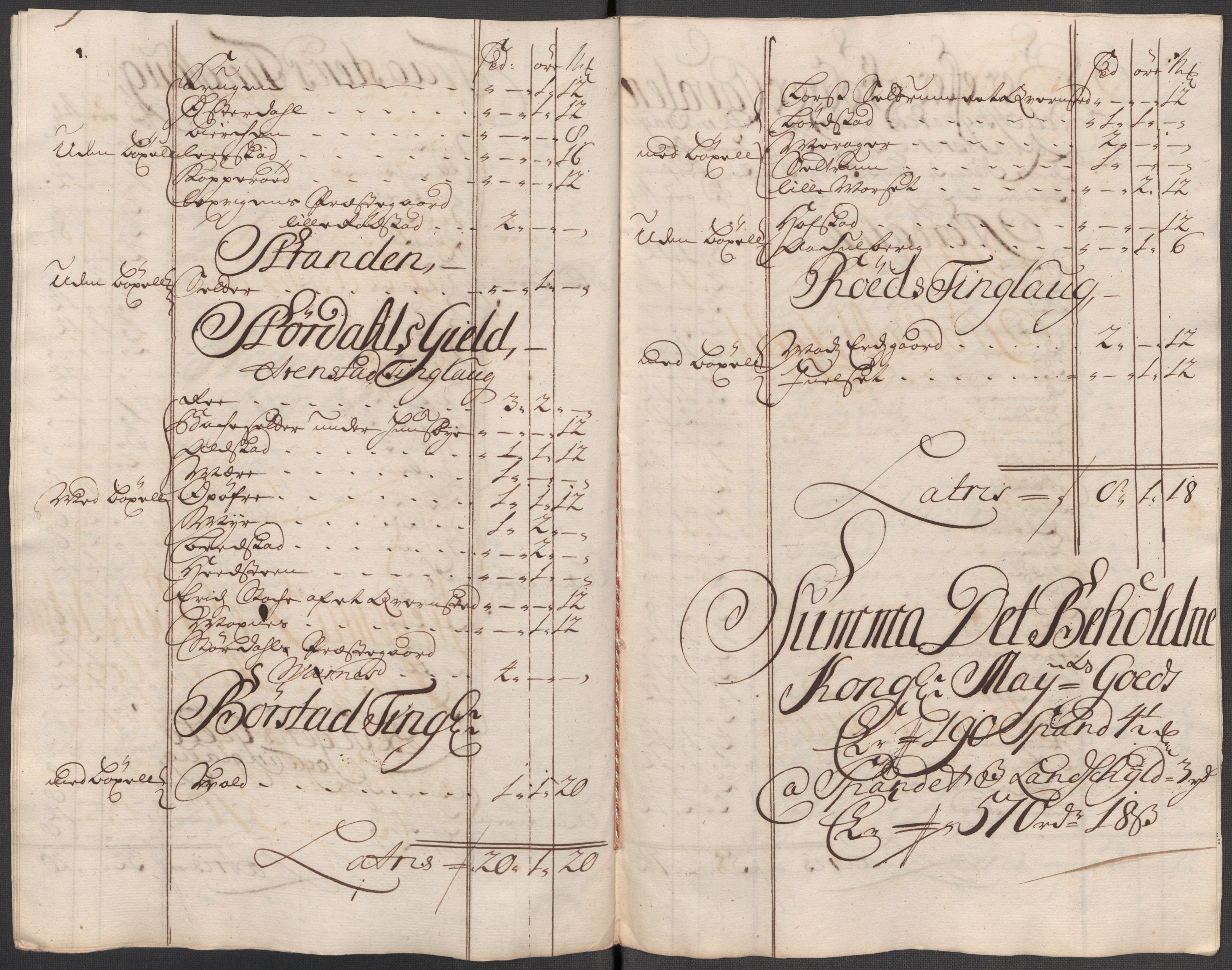 Rentekammeret inntil 1814, Reviderte regnskaper, Fogderegnskap, AV/RA-EA-4092/R62/L4205: Fogderegnskap Stjørdal og Verdal, 1715, p. 186