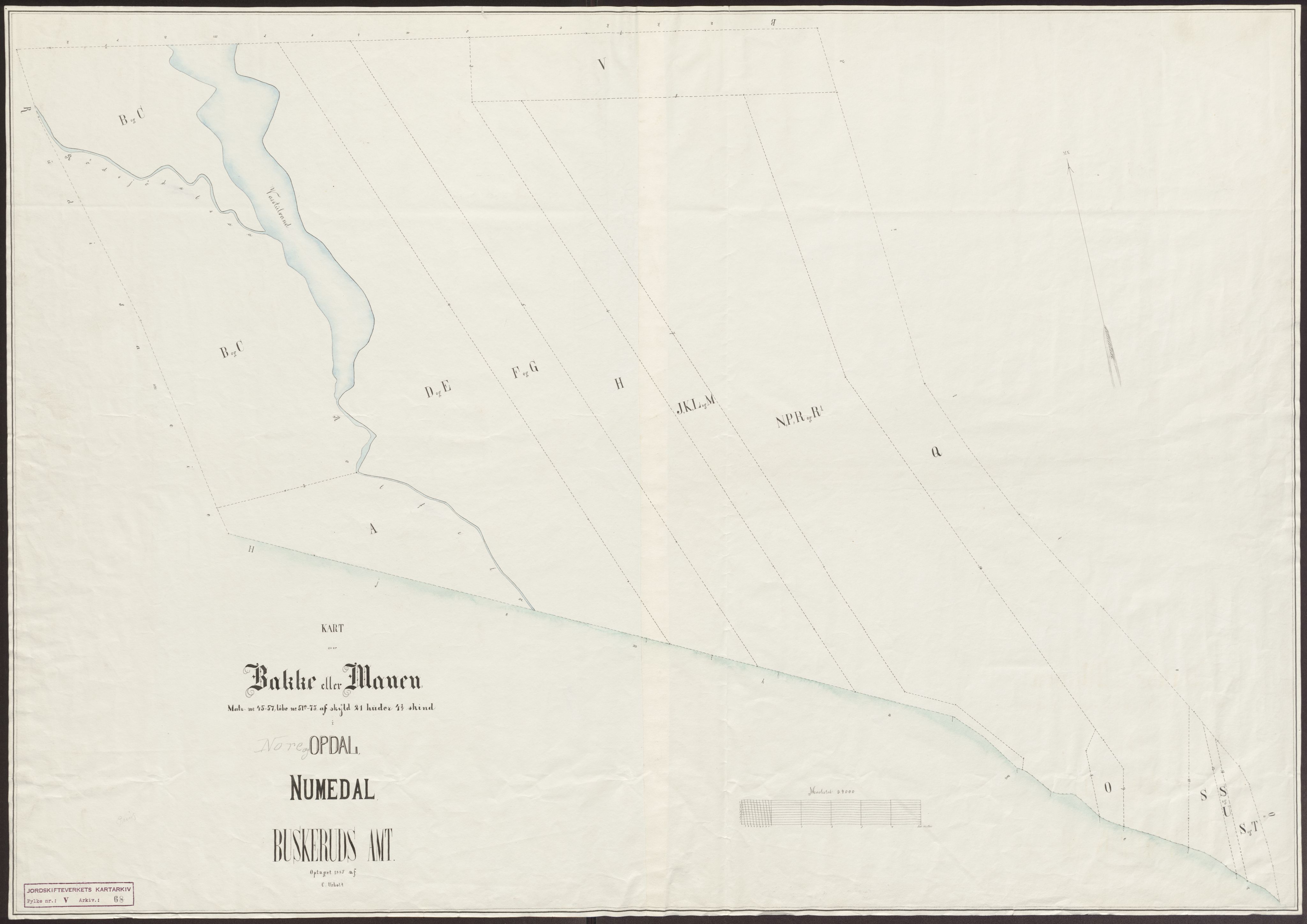 Jordskifteverkets kartarkiv, AV/RA-S-3929/T, 1859-1988, p. 121