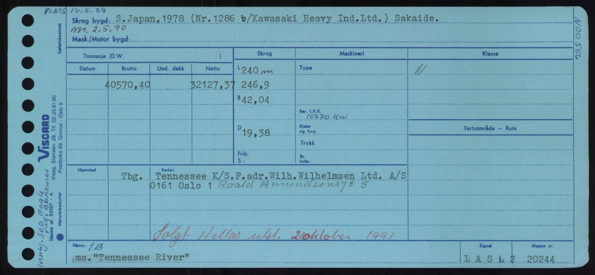 Sjøfartsdirektoratet med forløpere, Skipsmålingen, RA/S-1627/H/Hd/L0038: Fartøy, T-Th, p. 437