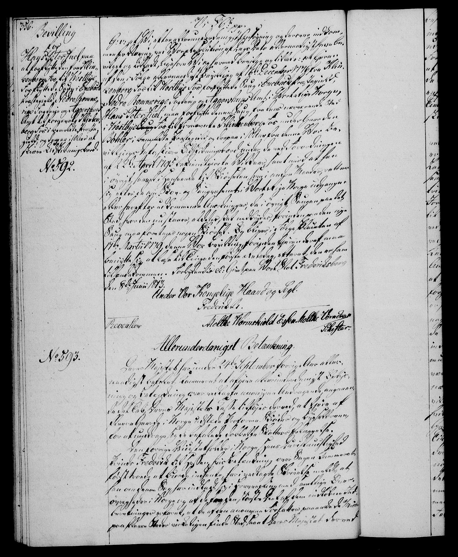 Rentekammeret, Kammerkanselliet, AV/RA-EA-3111/G/Gg/Gga/L0020: Norsk ekspedisjonsprotokoll med register (merket RK 53.20), 1811-1814, p. 356