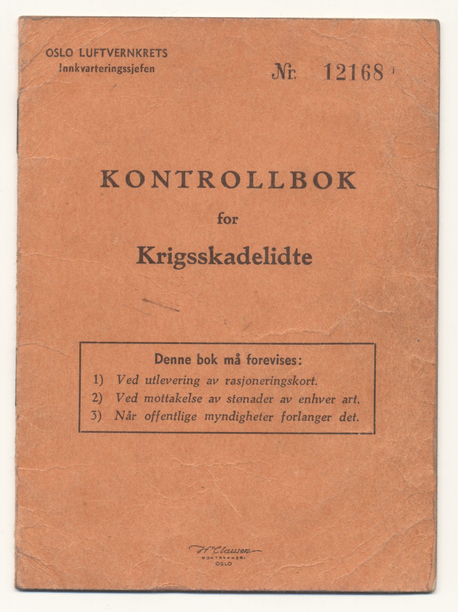 Falstadsenteret, dokumentsamling, FSM/A-001/F/L0041: Moen, Ivar L. (f. 1896), 1944-1945