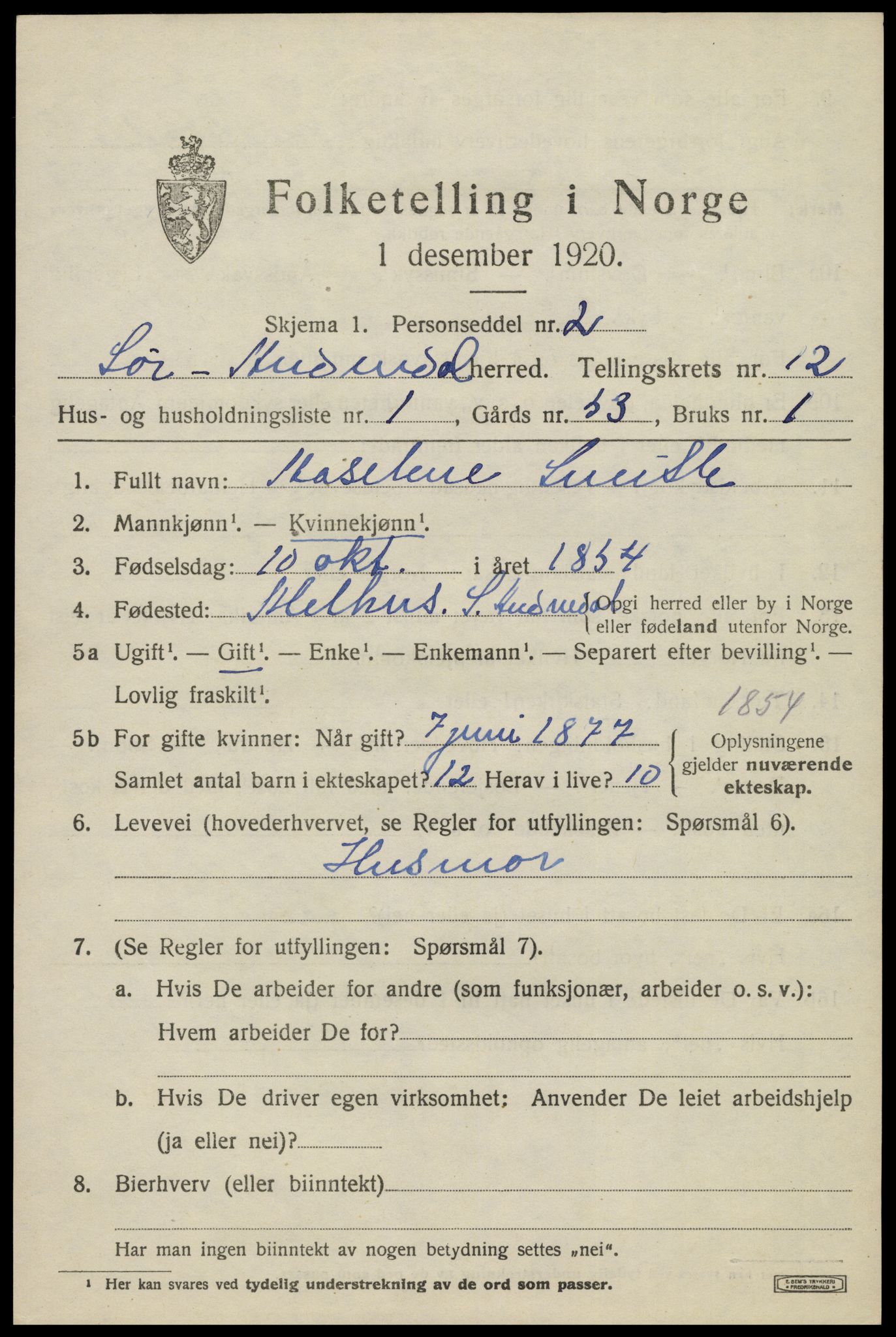 SAK, 1920 census for Sør-Audnedal, 1920, p. 4525