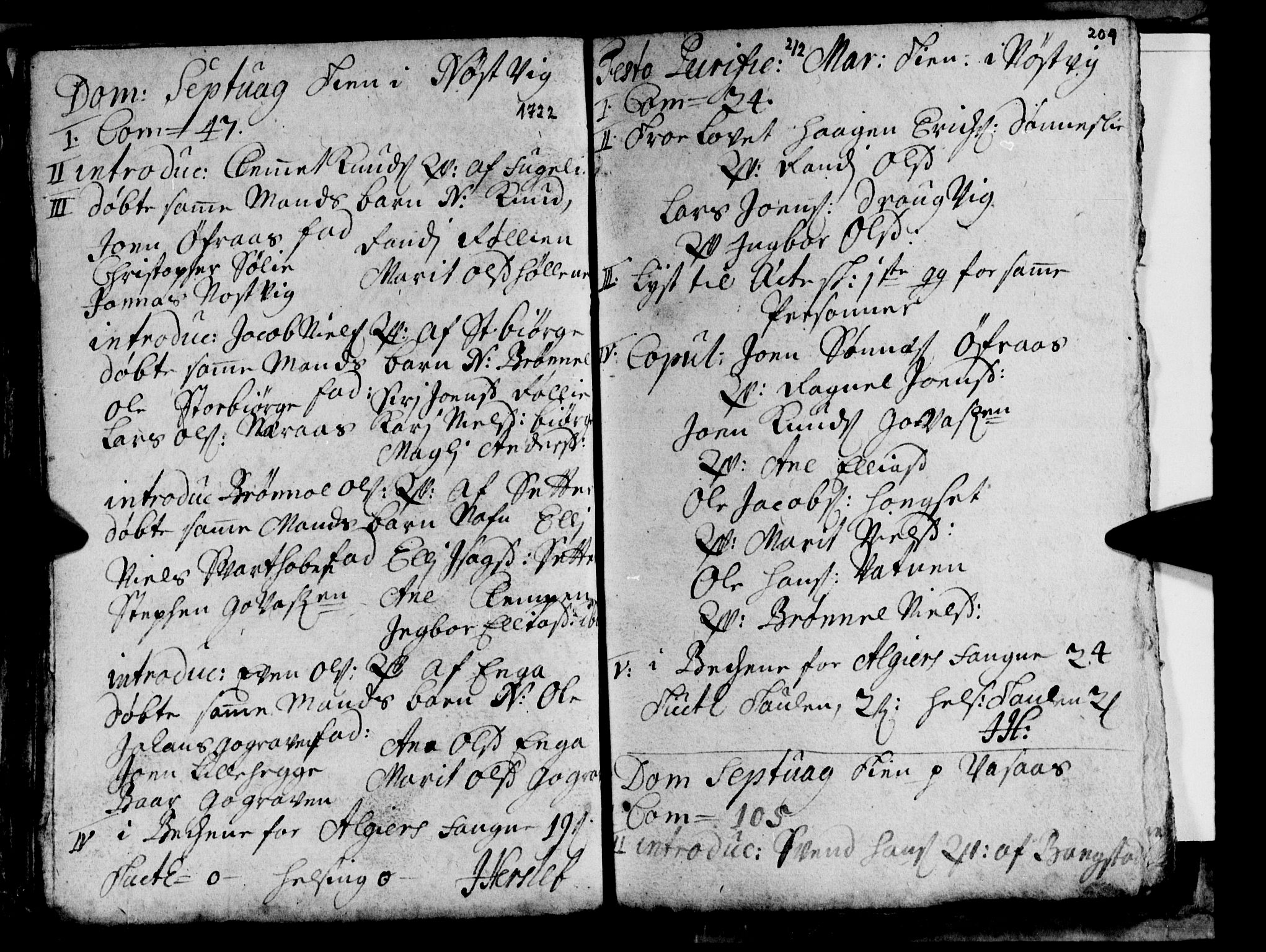 Ministerialprotokoller, klokkerbøker og fødselsregistre - Nordland, AV/SAT-A-1459/813/L0193: Parish register (official) no. 813A03, 1714-1724, p. 204