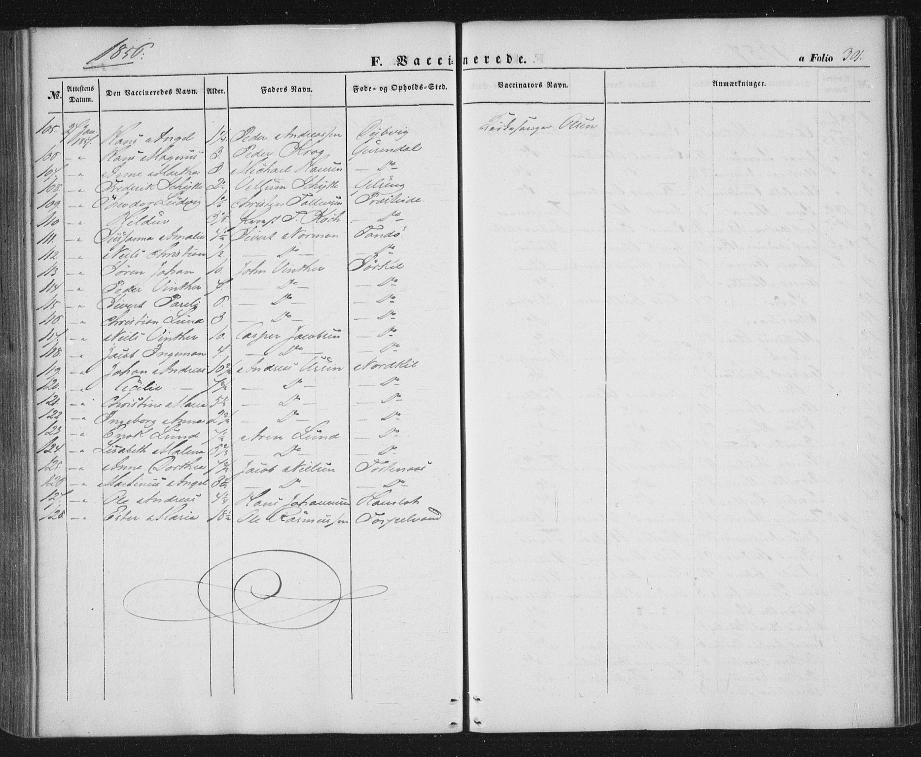 Ministerialprotokoller, klokkerbøker og fødselsregistre - Nordland, AV/SAT-A-1459/859/L0844: Parish register (official) no. 859A04, 1849-1862, p. 301