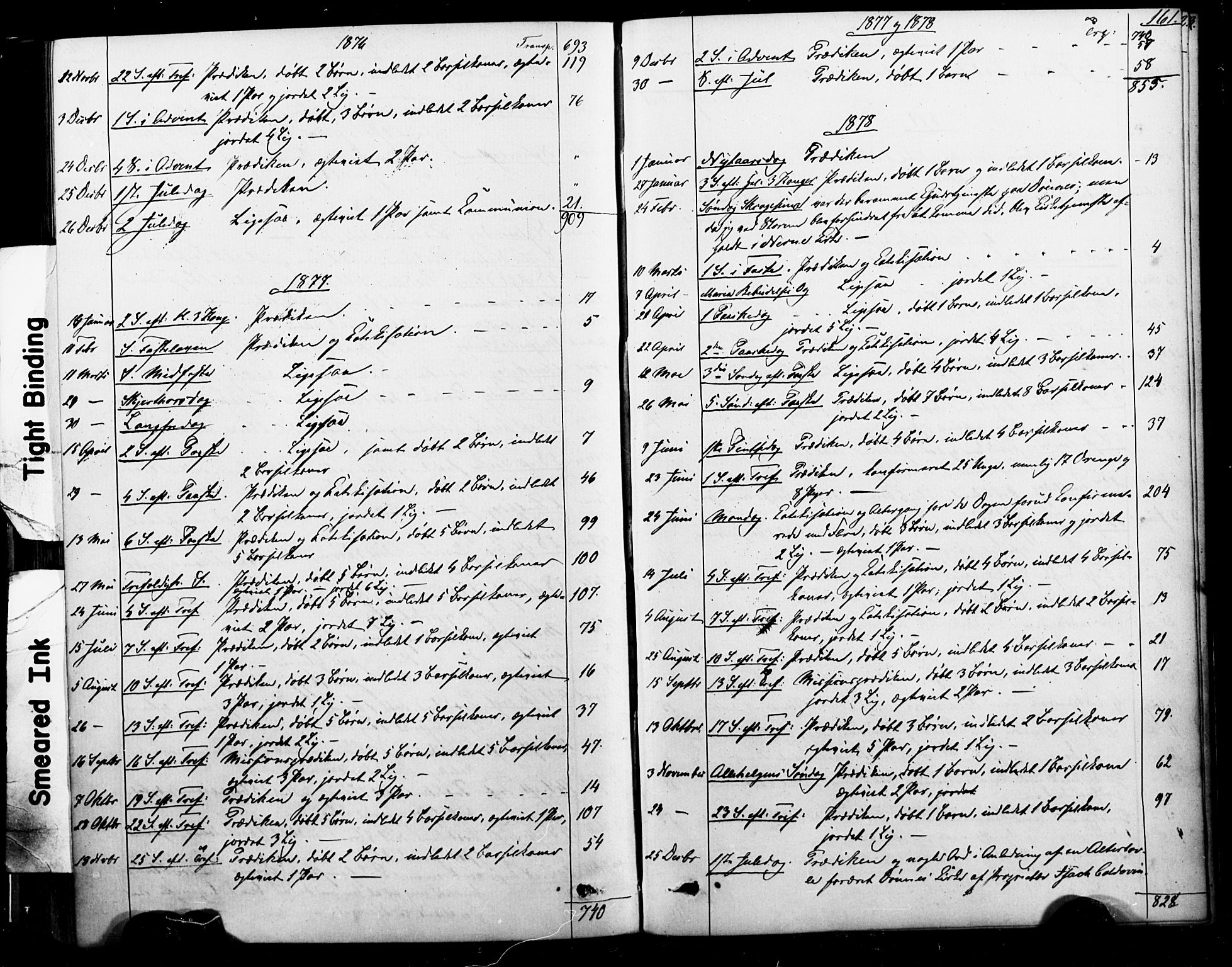 Ministerialprotokoller, klokkerbøker og fødselsregistre - Nordland, SAT/A-1459/835/L0524: Parish register (official) no. 835A02, 1865-1880, p. 161
