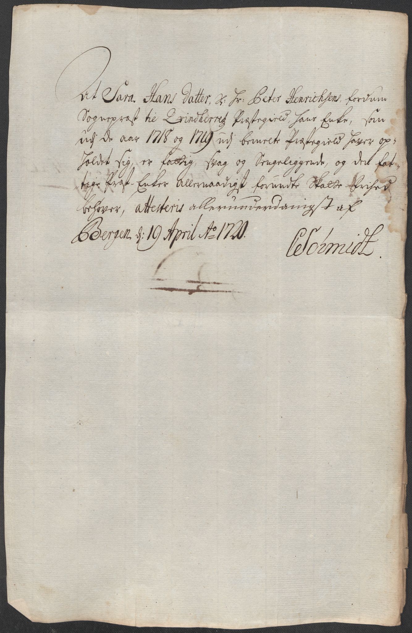 Rentekammeret inntil 1814, Reviderte regnskaper, Fogderegnskap, RA/EA-4092/R49/L3140: Fogderegnskap Rosendal Baroni, 1718-1720, p. 131