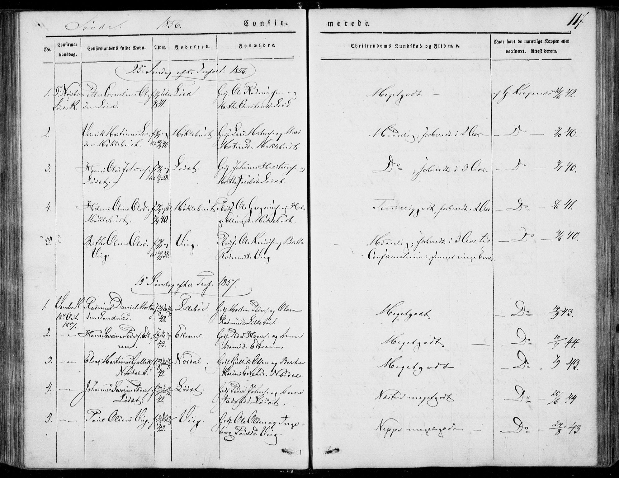 Ministerialprotokoller, klokkerbøker og fødselsregistre - Møre og Romsdal, AV/SAT-A-1454/502/L0023: Parish register (official) no. 502A01, 1844-1873, p. 117