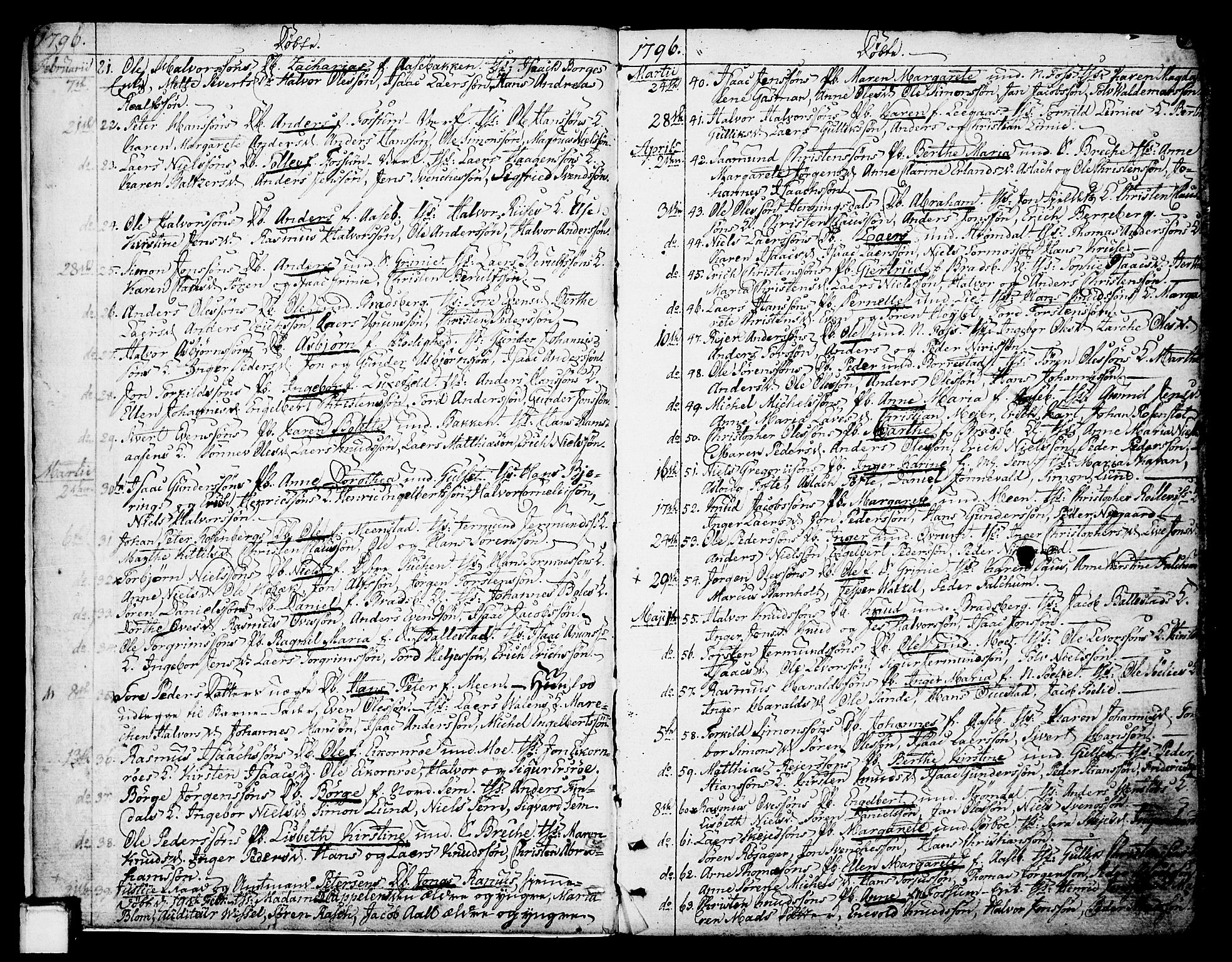 Gjerpen kirkebøker, SAKO/A-265/F/Fa/L0003: Parish register (official) no. I 3, 1796-1814, p. 3