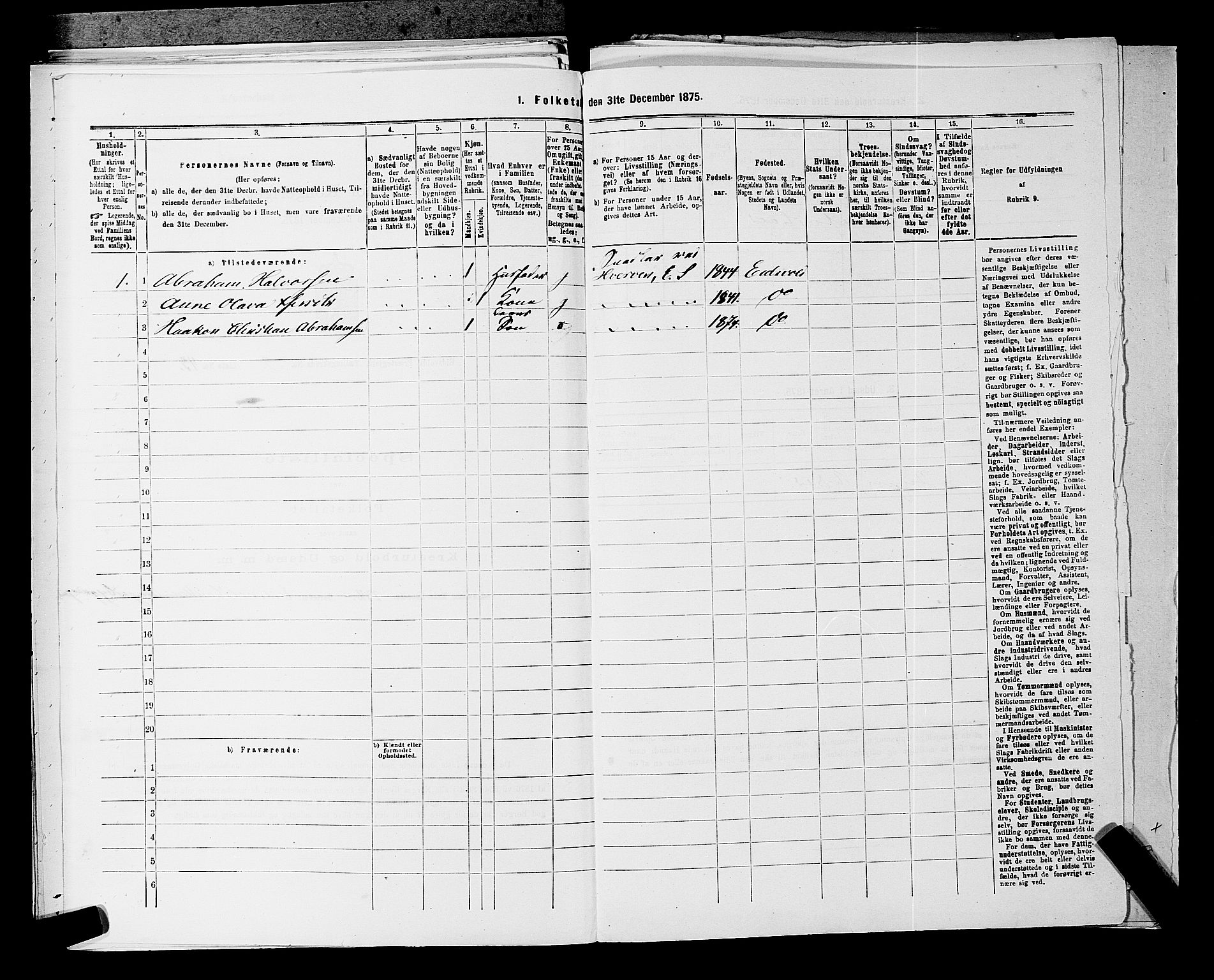 RA, 1875 census for 0237P Eidsvoll, 1875, p. 1452