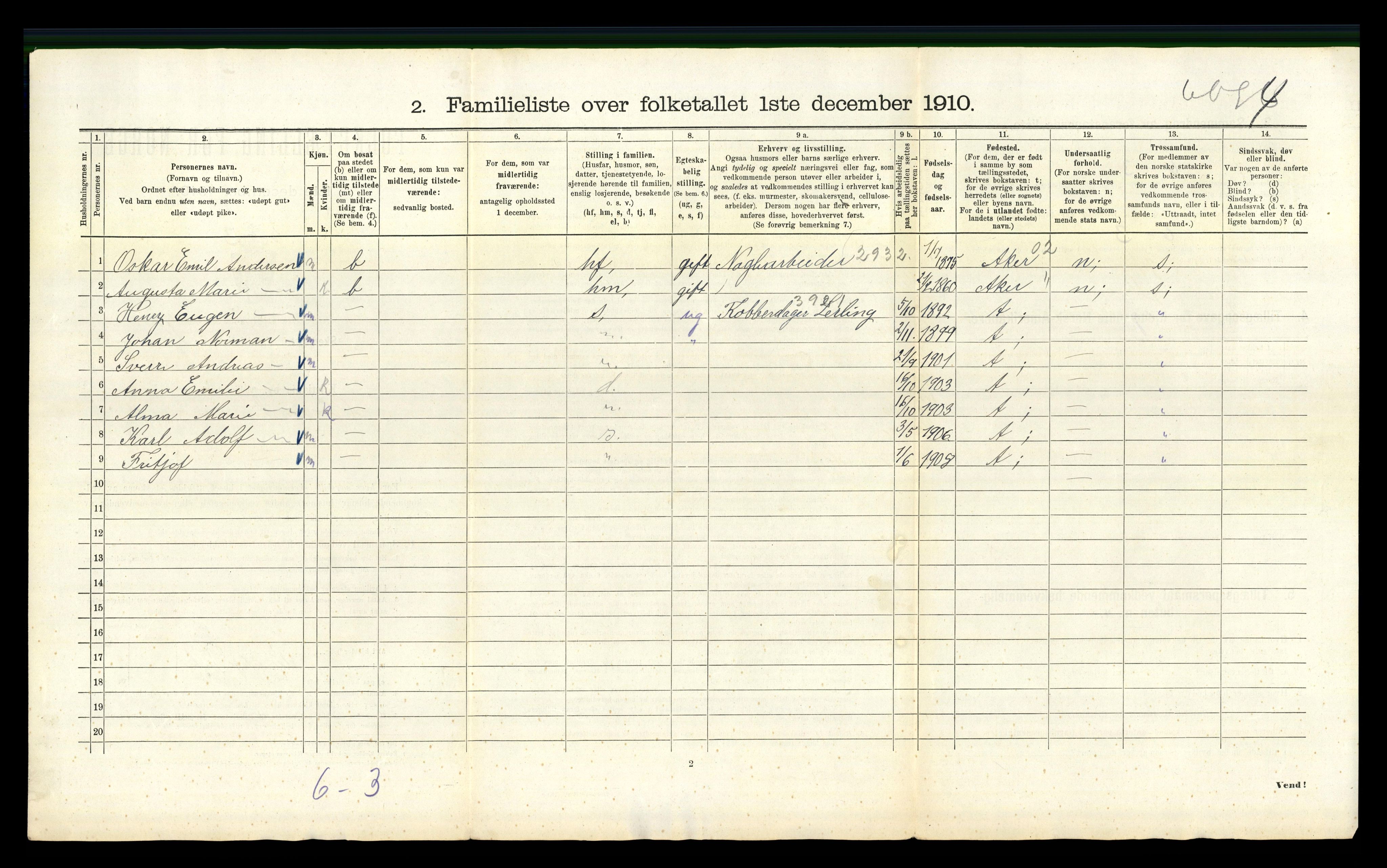 RA, 1910 census for Kristiania, 1910, p. 40264