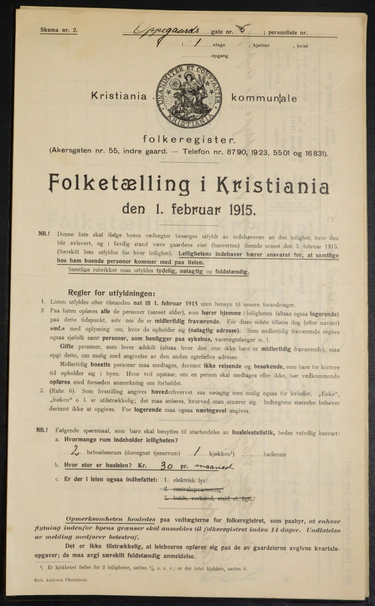 OBA, Municipal Census 1915 for Kristiania, 1915, p. 75211