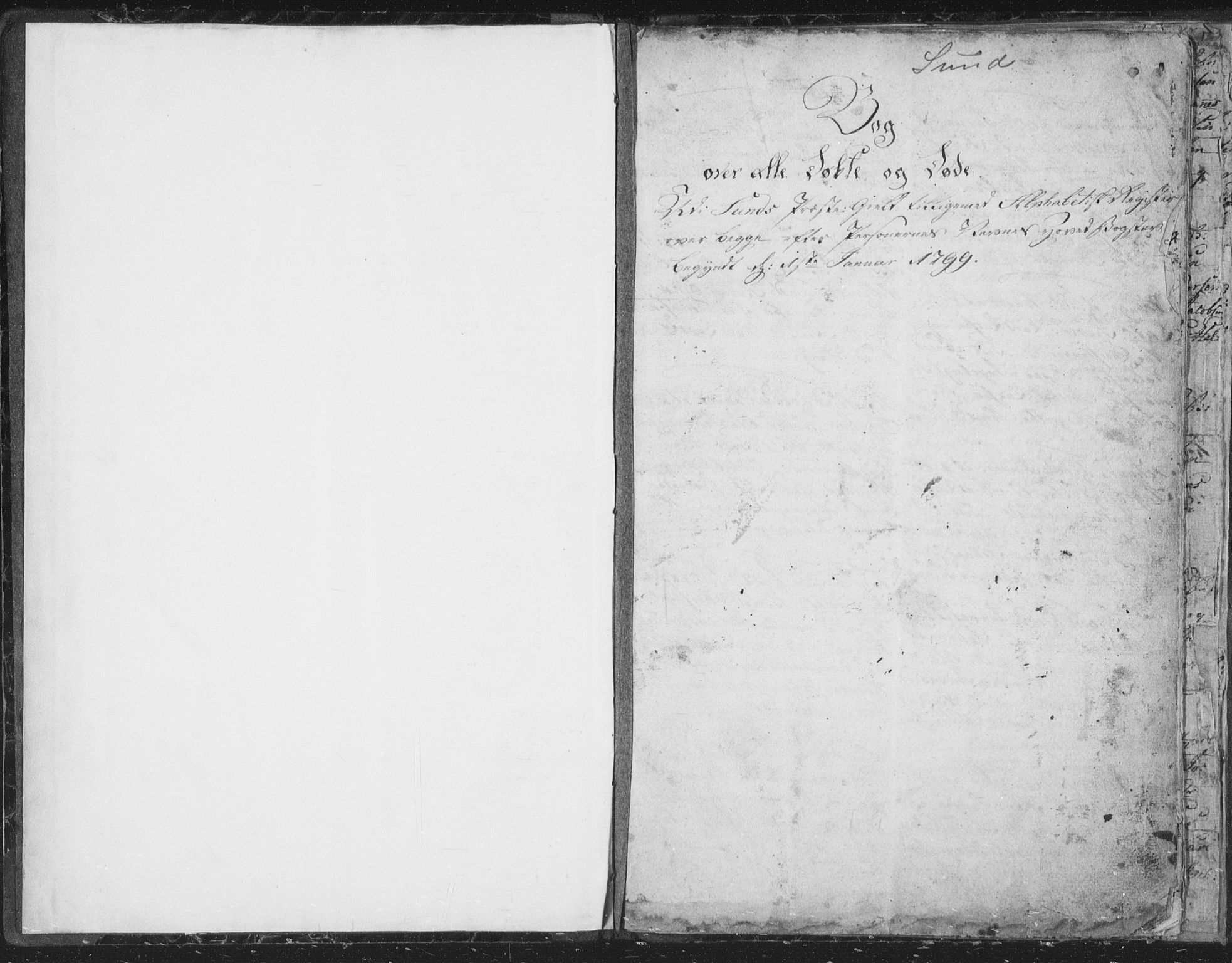 Sund sokneprestembete, AV/SAB-A-99930: Parish register (official) no. A 9, 1799-1803