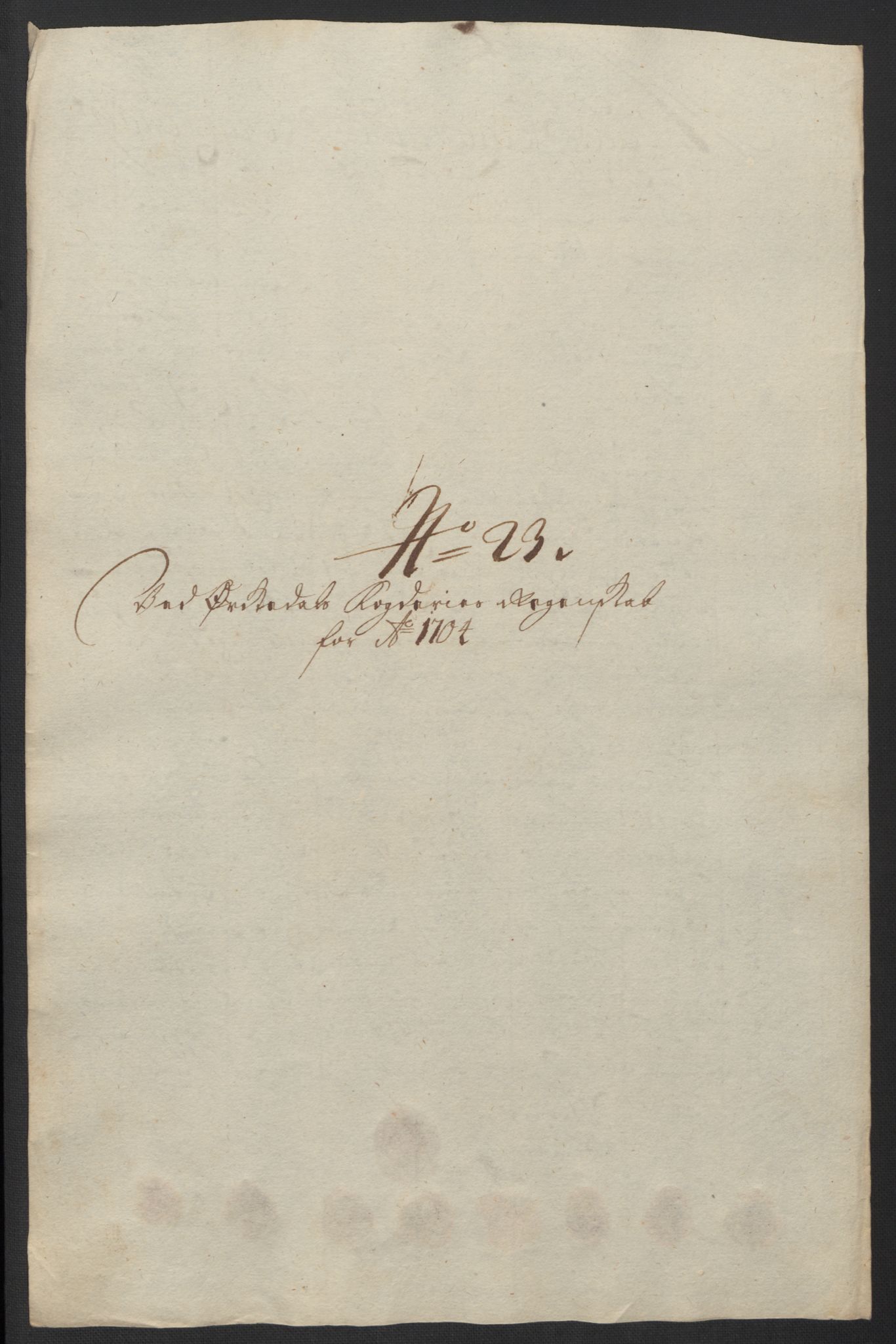Rentekammeret inntil 1814, Reviderte regnskaper, Fogderegnskap, RA/EA-4092/R60/L3954: Fogderegnskap Orkdal og Gauldal, 1704, p. 202