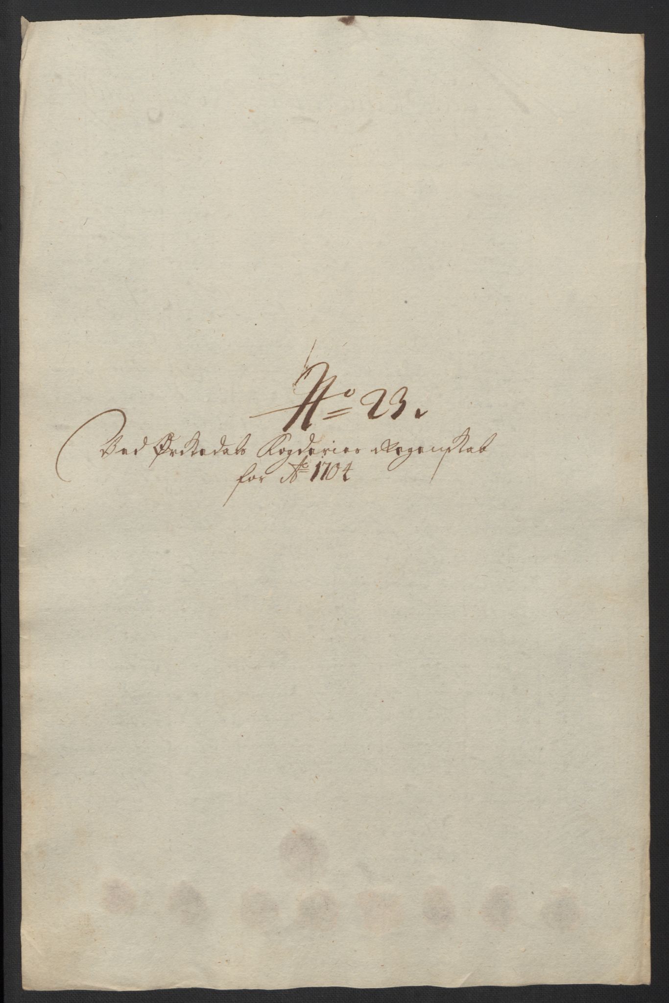 Rentekammeret inntil 1814, Reviderte regnskaper, Fogderegnskap, AV/RA-EA-4092/R60/L3954: Fogderegnskap Orkdal og Gauldal, 1704, p. 202