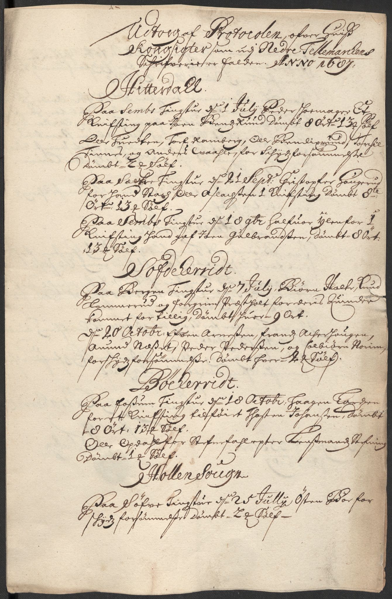 Rentekammeret inntil 1814, Reviderte regnskaper, Fogderegnskap, AV/RA-EA-4092/R35/L2086: Fogderegnskap Øvre og Nedre Telemark, 1687-1689, p. 34