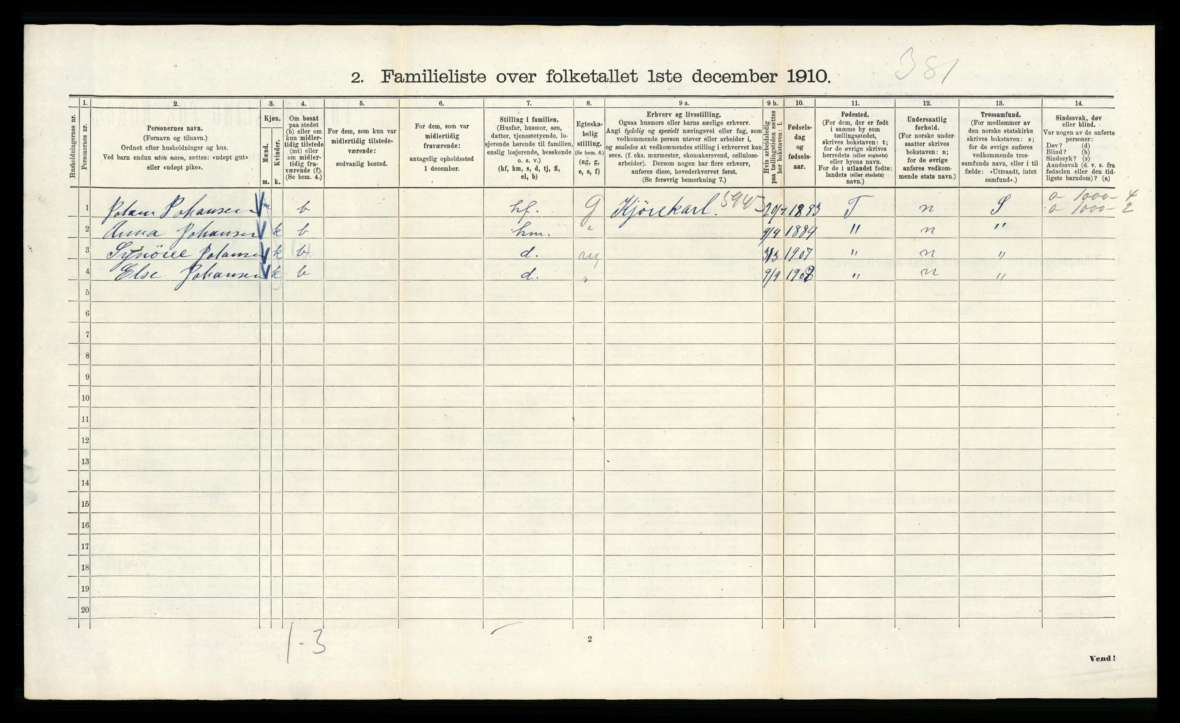 RA, 1910 census for Kristiania, 1910, p. 89600