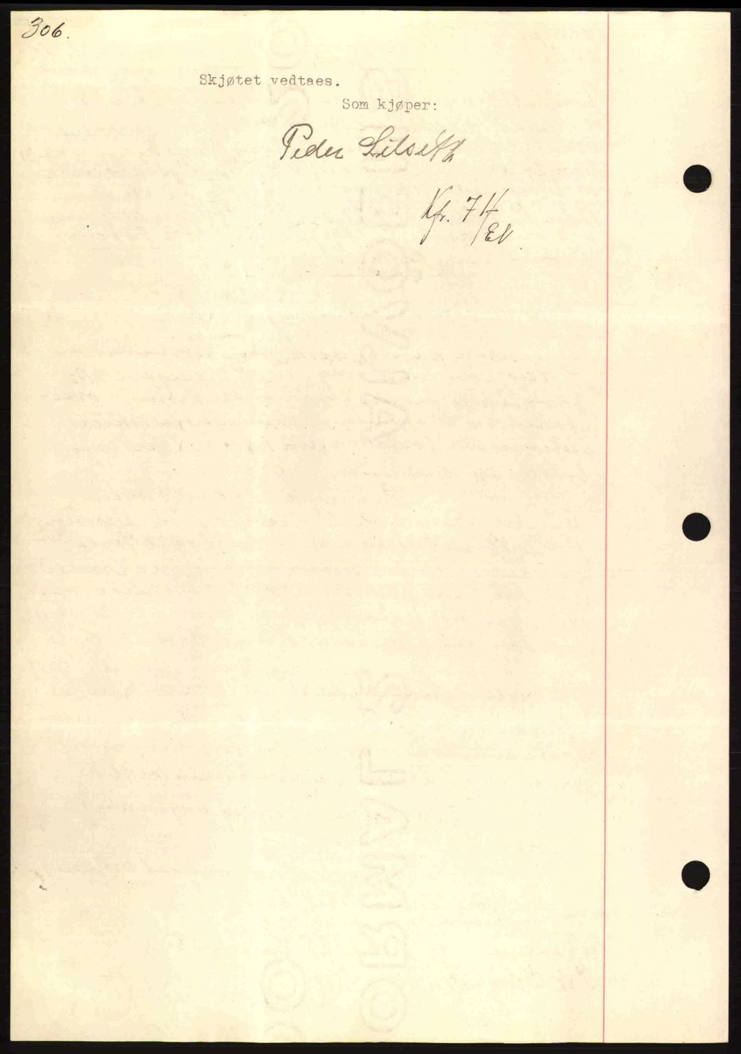 Nordmøre sorenskriveri, SAT/A-4132/1/2/2Ca: Mortgage book no. A84, 1938-1938, Diary no: : 1852/1938