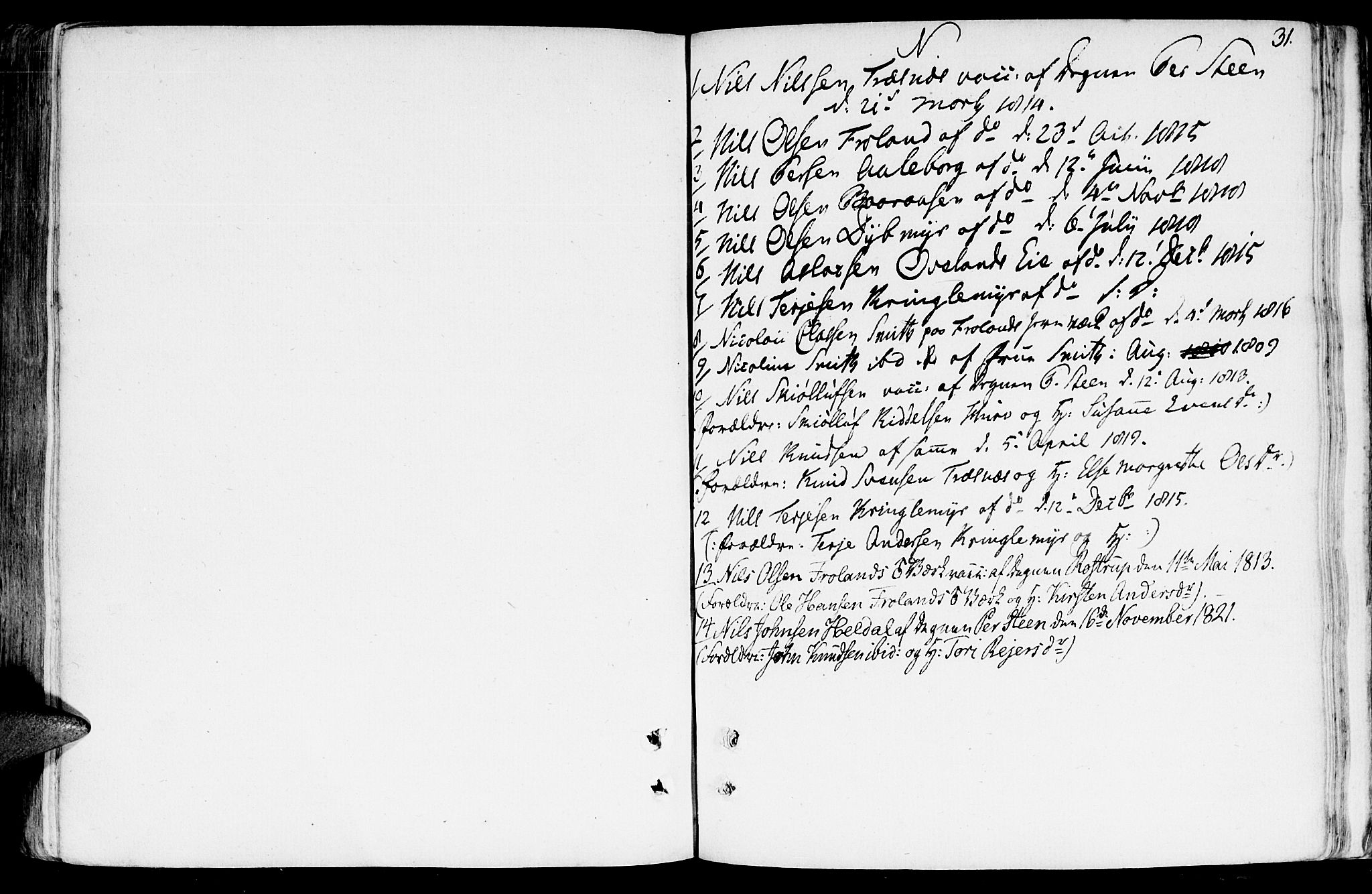 Froland sokneprestkontor, AV/SAK-1111-0013/F/Fb/L0005: Parish register (copy) no. B 5, 1786-1816, p. 131