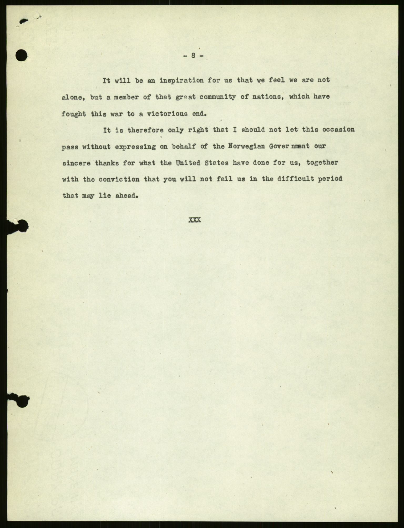 Lie, Trygve, AV/RA-PA-1407/D/L0024: Generalsekretærens papirer., 1945-1948, p. 315