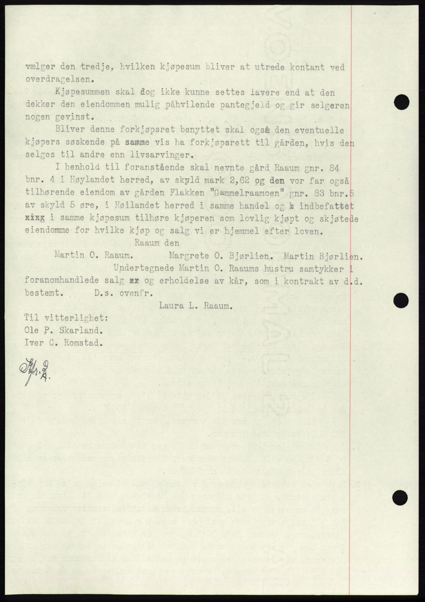 Namdal sorenskriveri, SAT/A-4133/1/2/2C: Mortgage book no. -, 1916-1921, Deed date: 10.03.1917