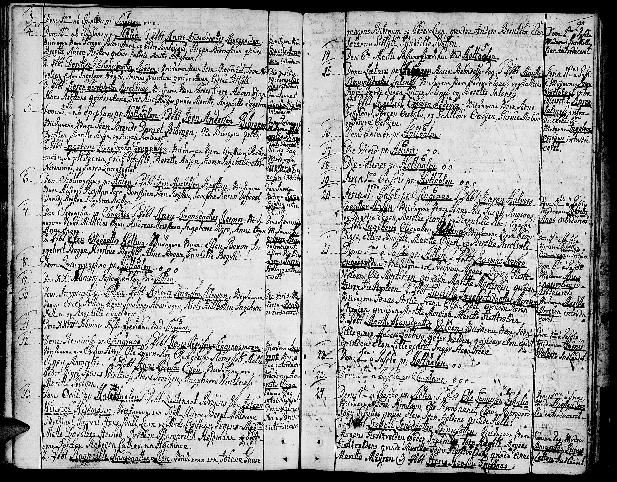 Ministerialprotokoller, klokkerbøker og fødselsregistre - Sør-Trøndelag, SAT/A-1456/685/L0952: Parish register (official) no. 685A01, 1745-1804, p. 91